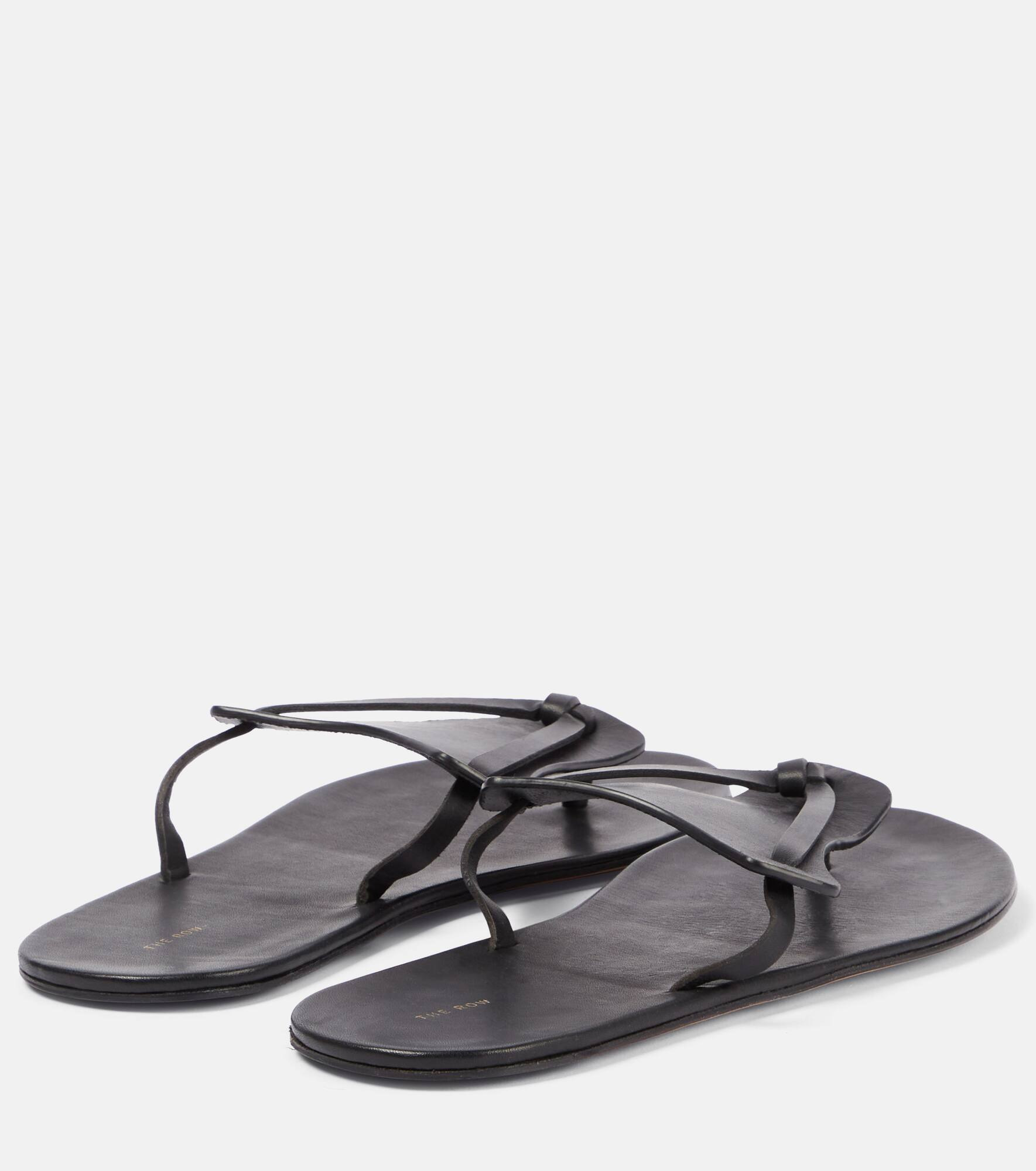 Helena leather thong sandals - 2