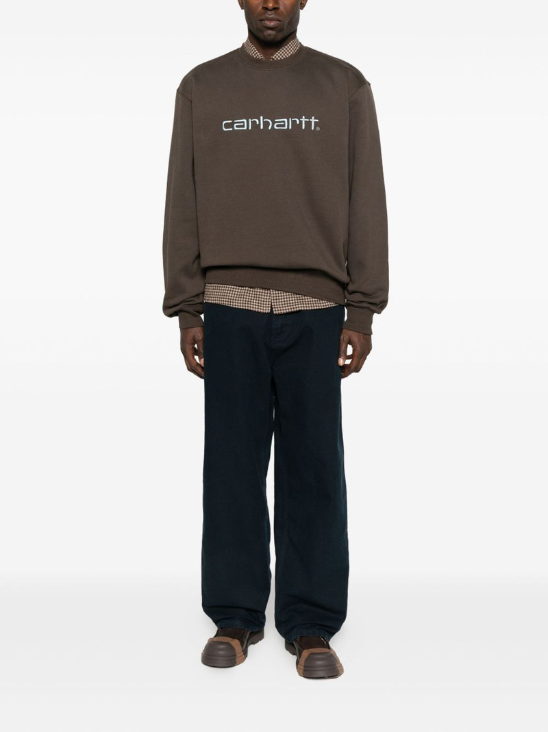 Carhartt logo-embroidered sweatshirt outlook