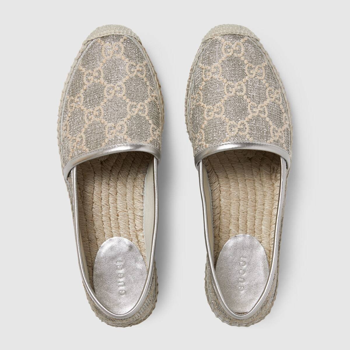 Women's Heritage GG lamé espadrille - 3