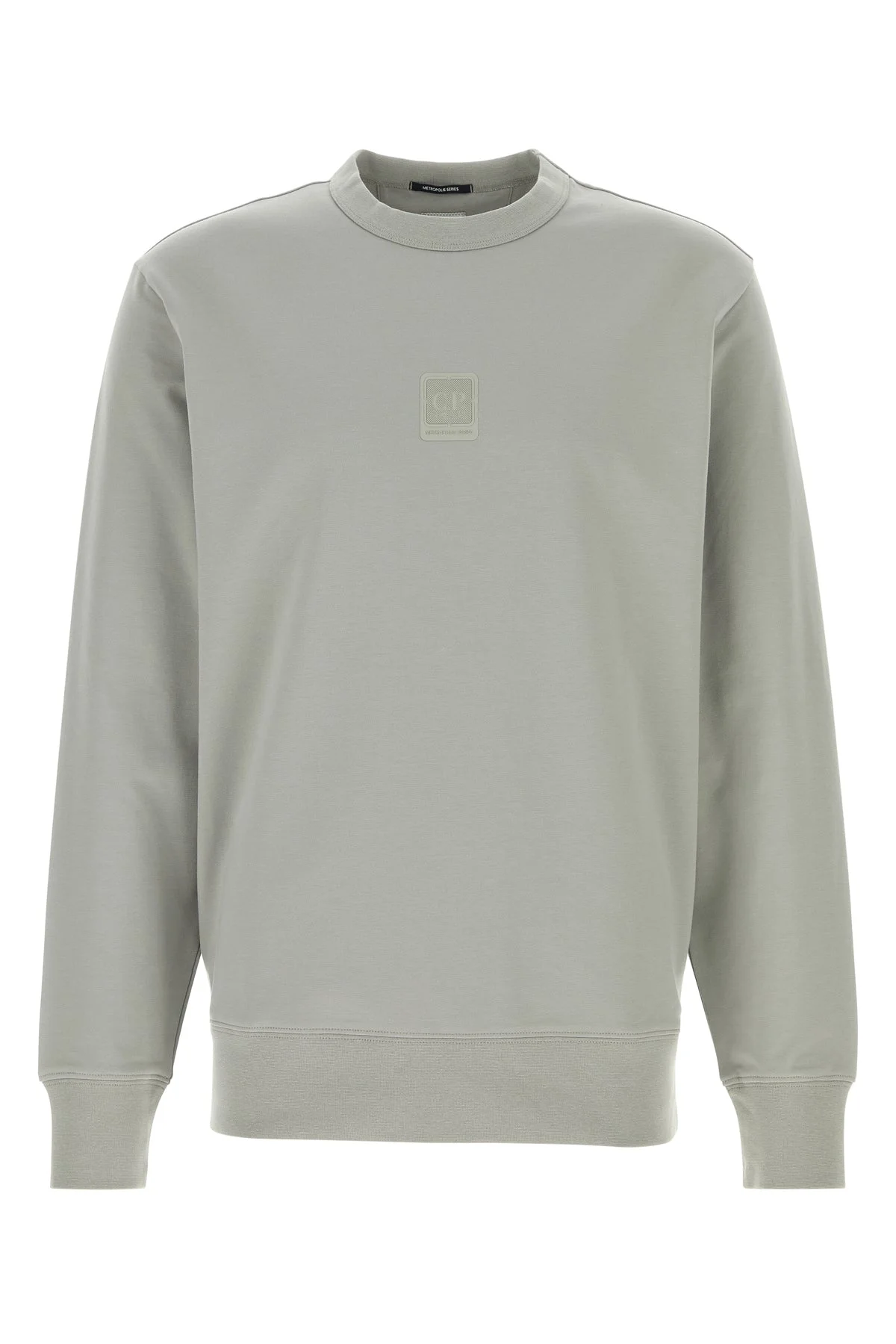 Grey stretch cotton sweatshirt - 1