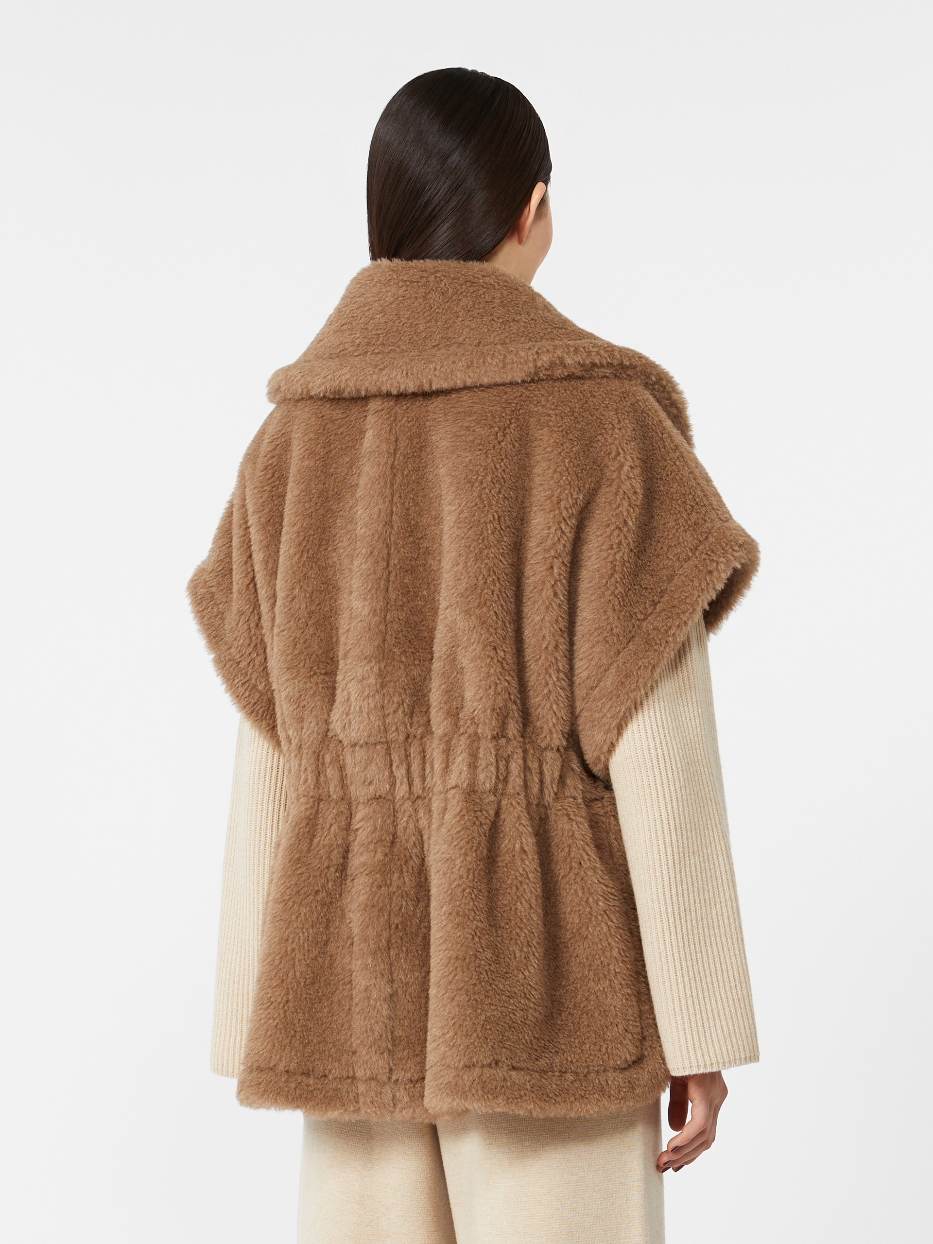 NEWABAVO4 Alpaca and cashmere Teddy cape - 4