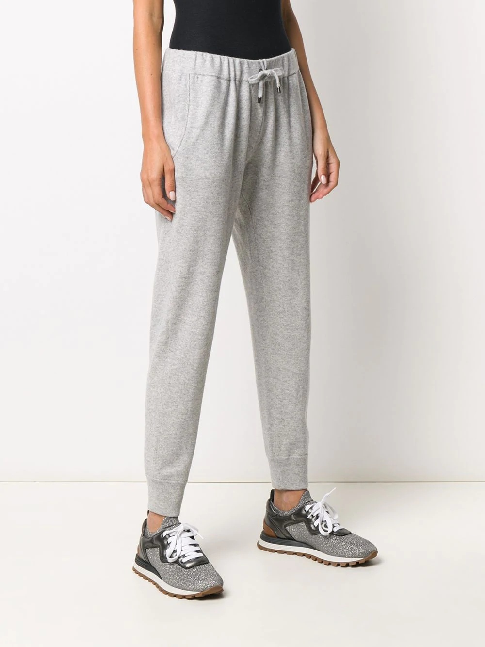 drawstring track pants - 3