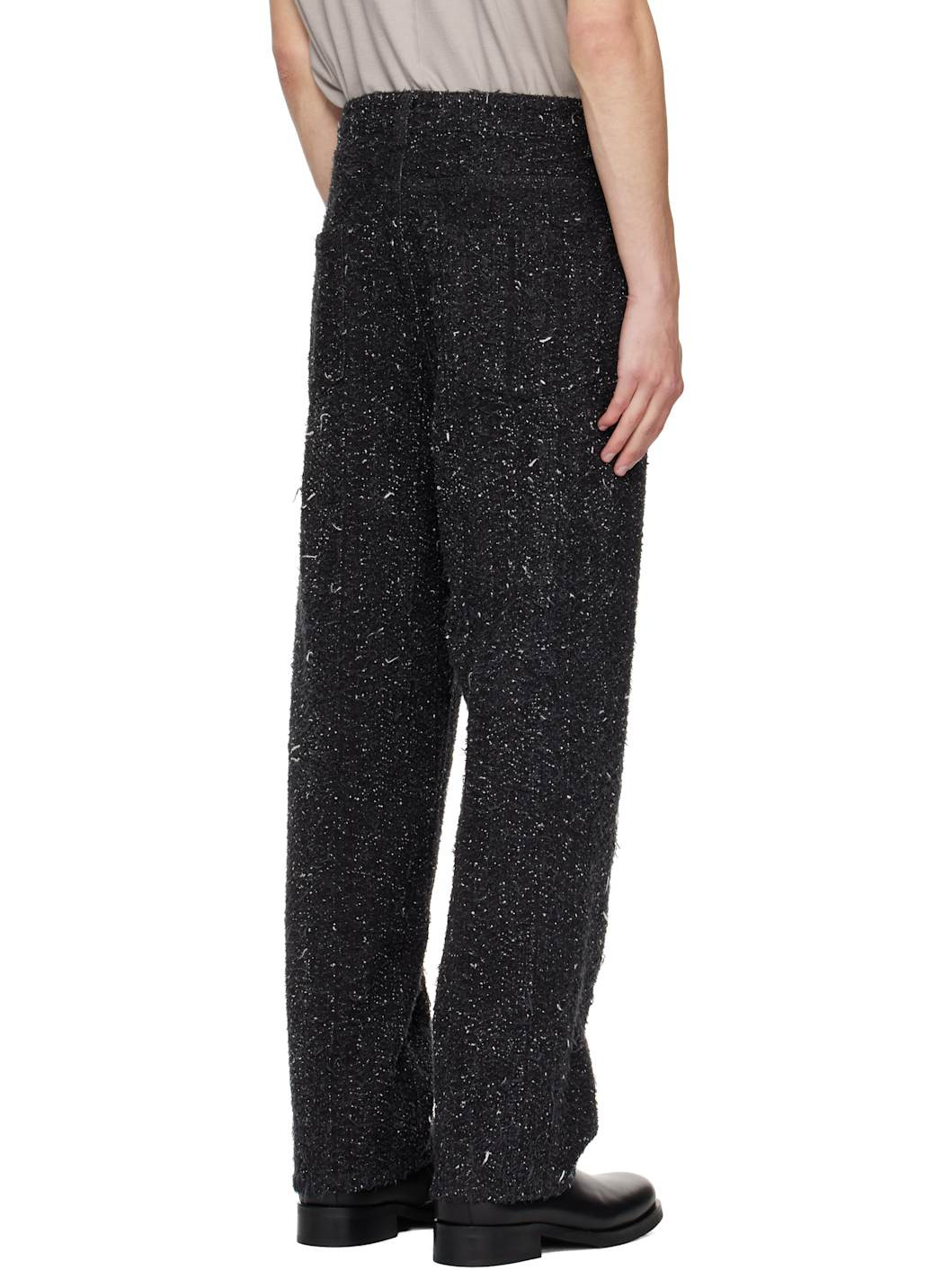 Black Towel Jeans - 3