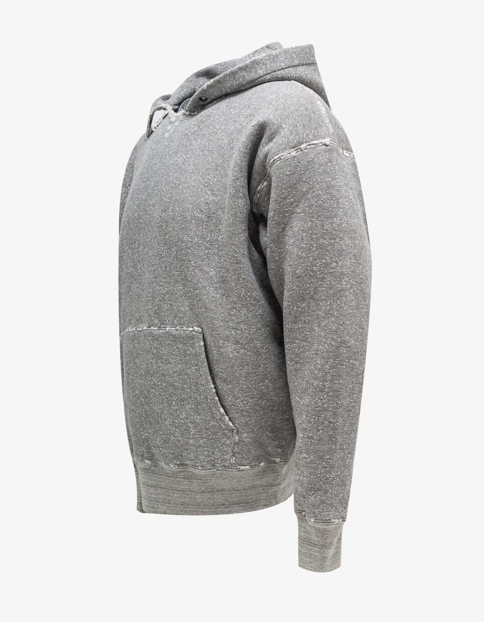 Saint Laurent Grey Saint Laurent Universite Print Hoodie - 3