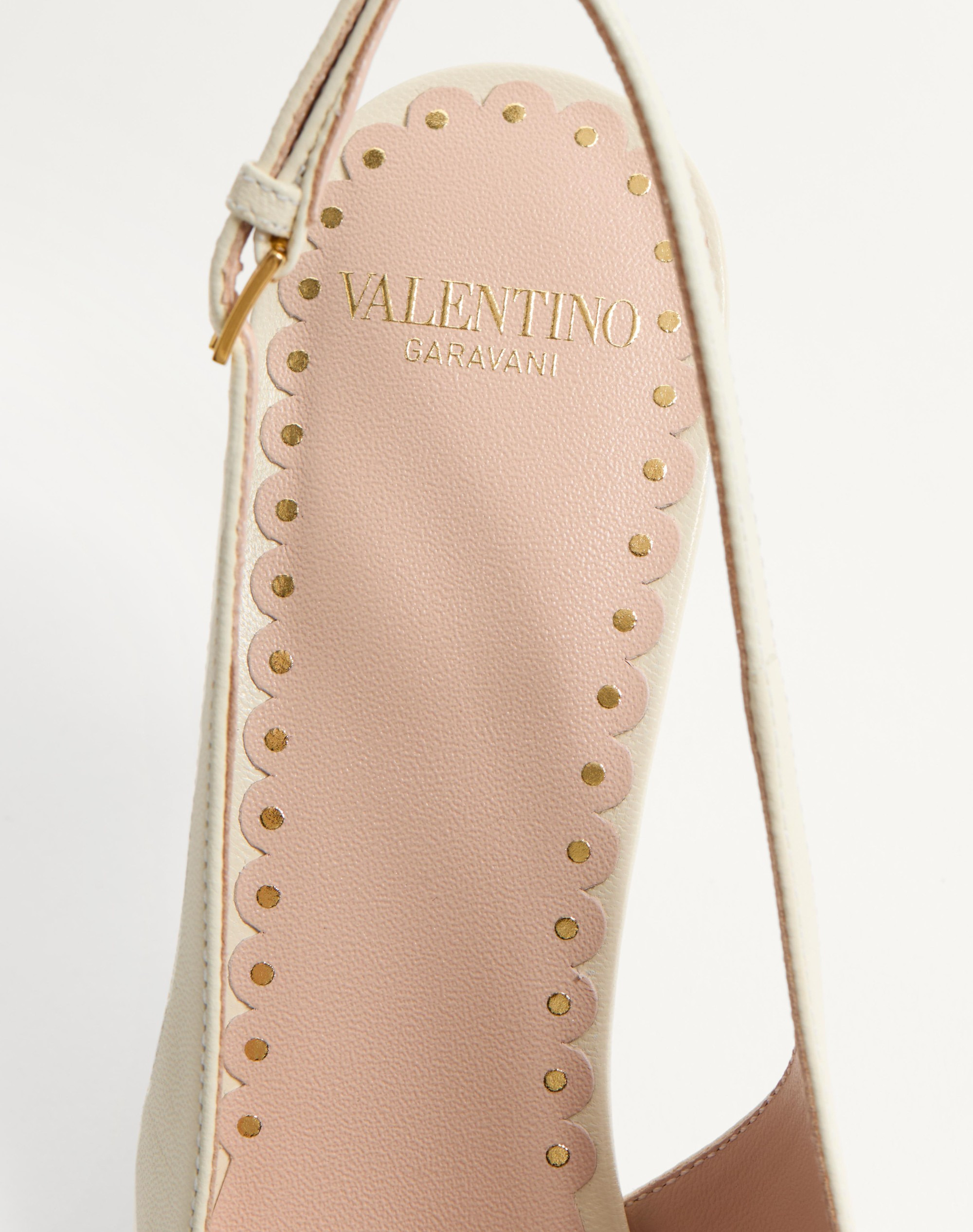 BEPOINTY SLINGBACK PUMP IN PATENT LEATHER AND KIDSKIN 80MM - 7