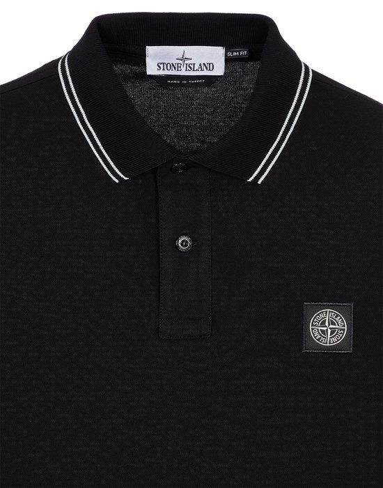 2SS18 STRETCH PIQUÉ BLACK - 3