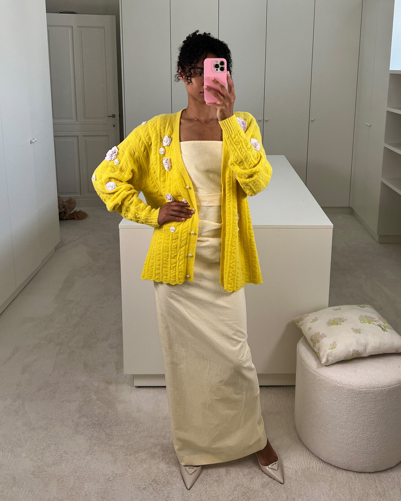 BERNADETTE Cardigan Cammi Embroidered outlook