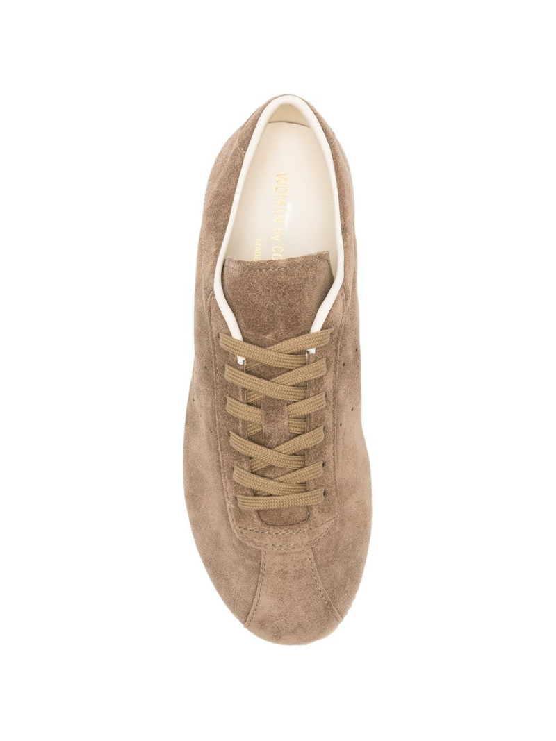 lace-up suede sneakers 4