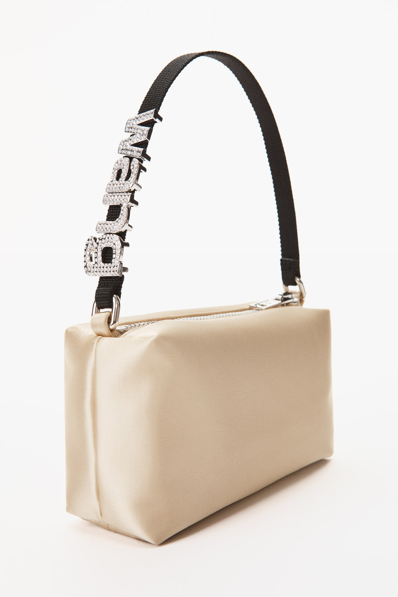 Alexander Wang HEIRESS MEDIUM POUCH IN SATIN outlook
