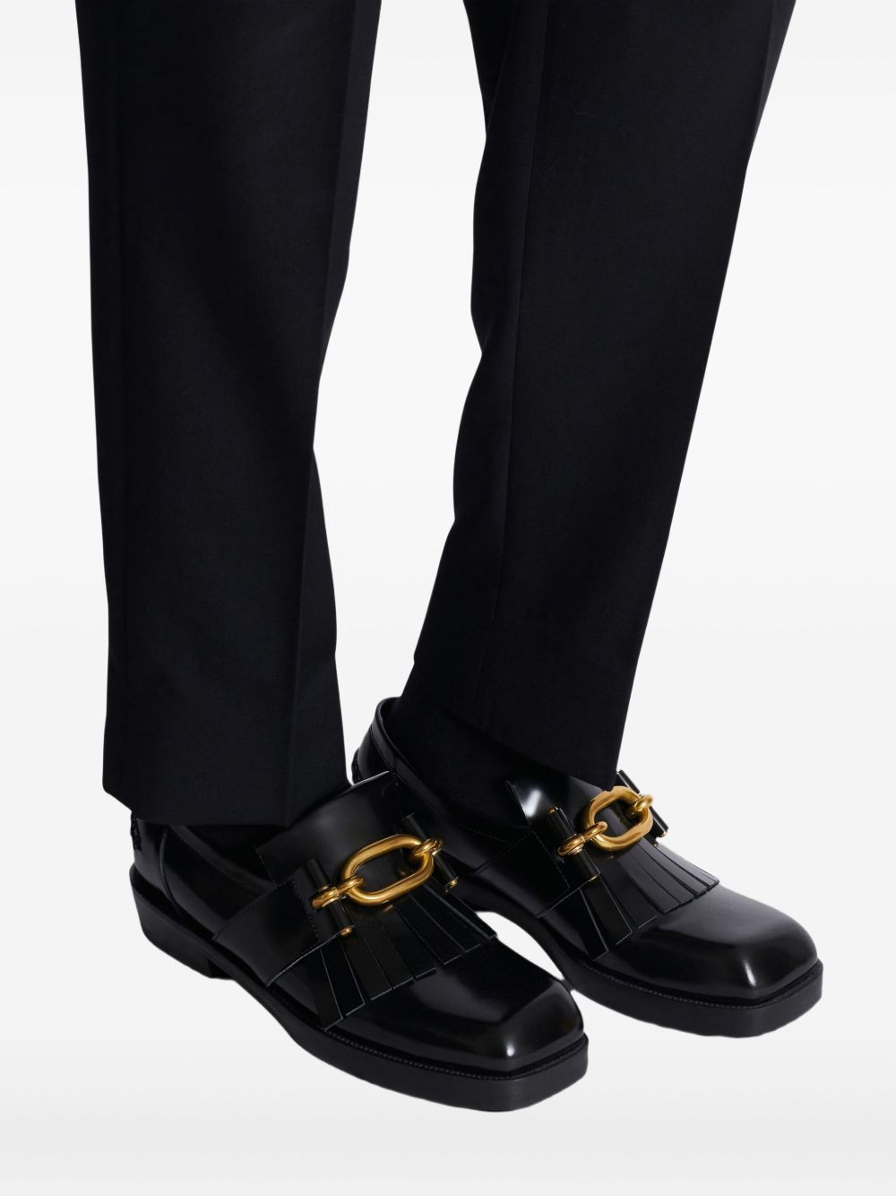 Sync Glazed leather loafers - 5
