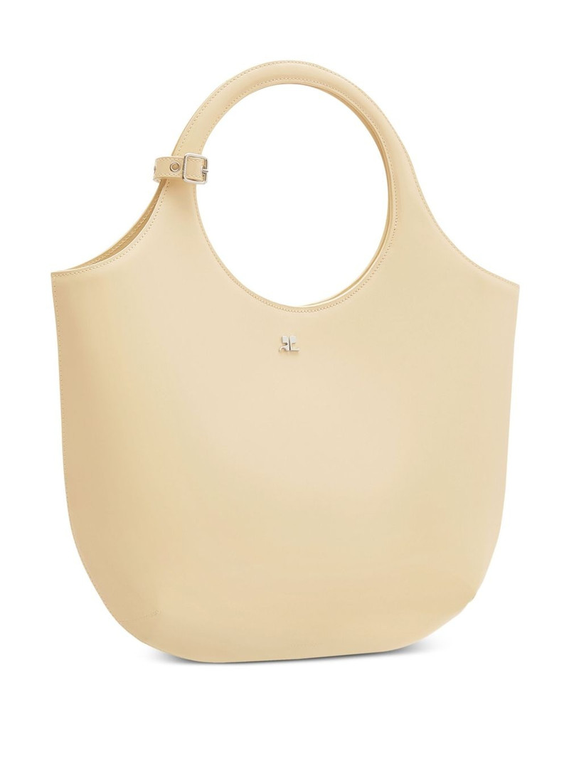 medium Holy leather tote bag 4