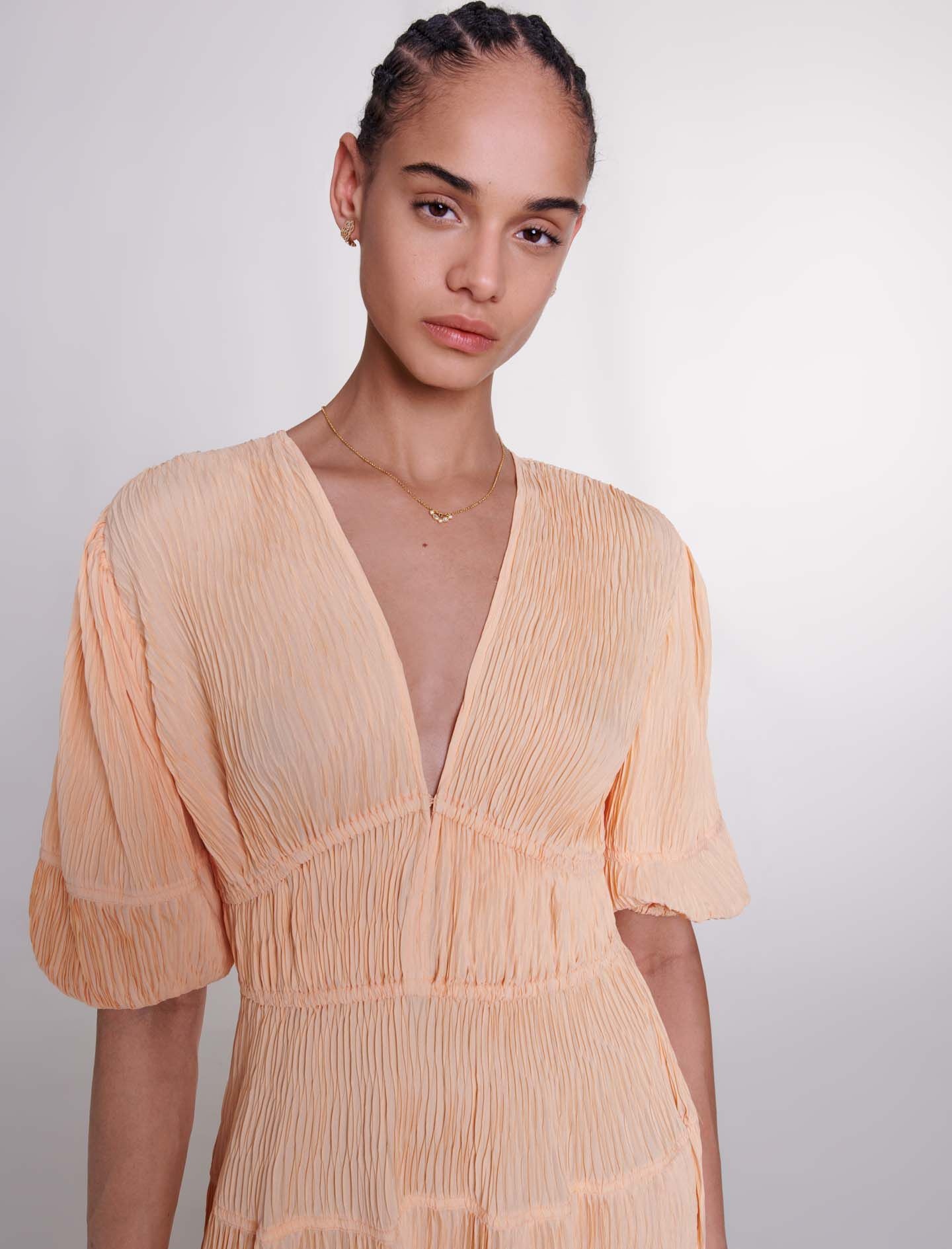 Pleated maxi dress - 3