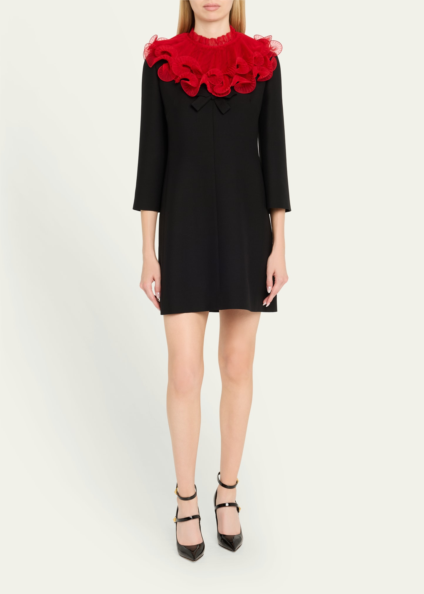 Chiffon Ruffle Collar - 2
