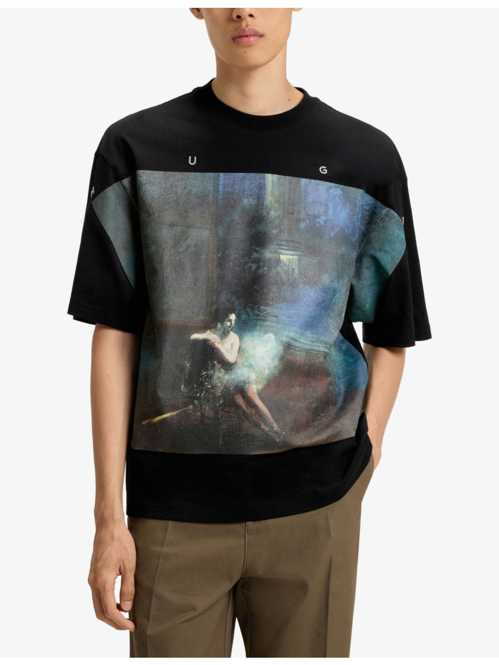 HUGO x apoh Graphic-Print Cotton-Jersey T-Shirt - 3
