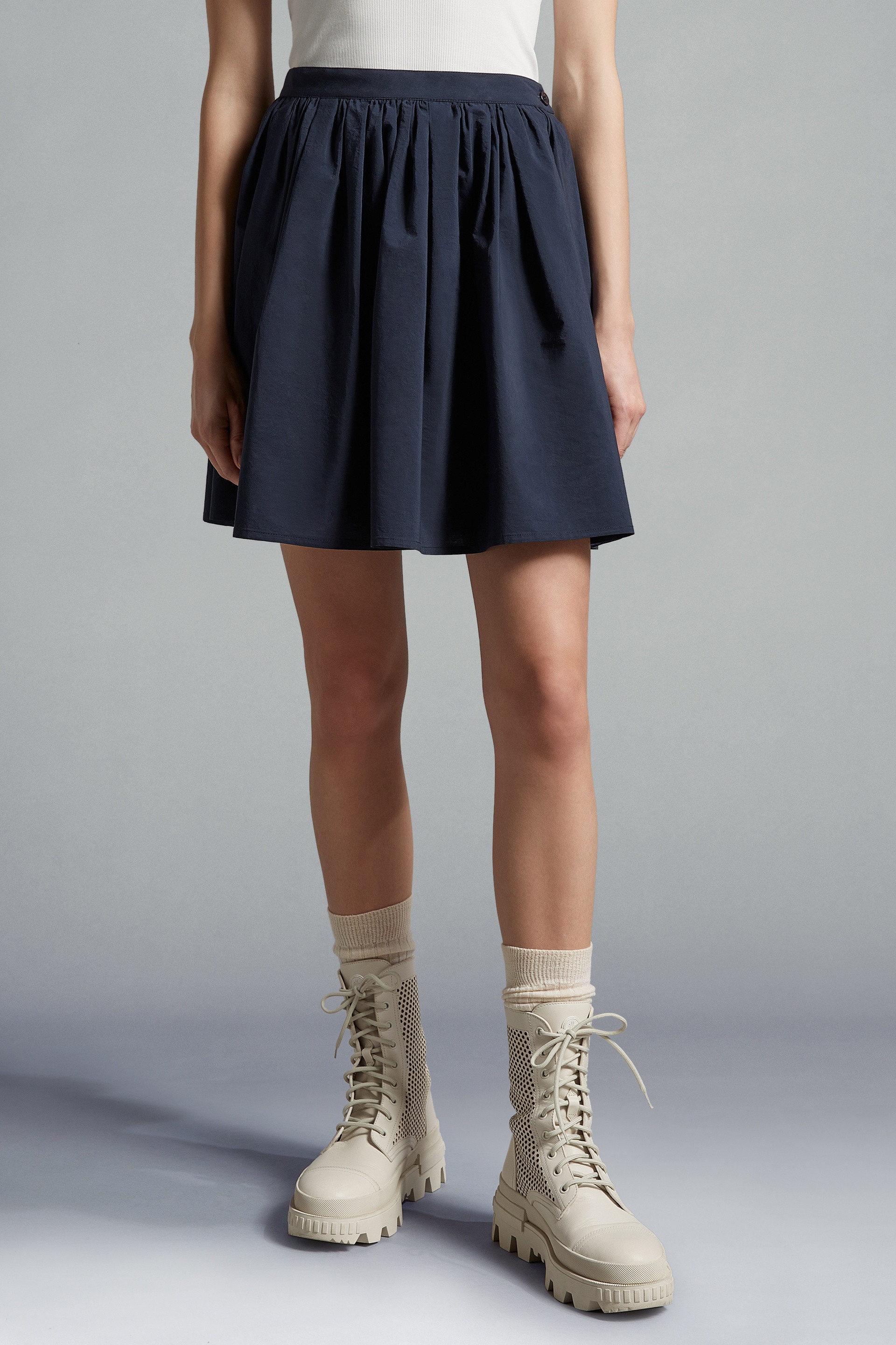 Cotton Mini Skirt - 3