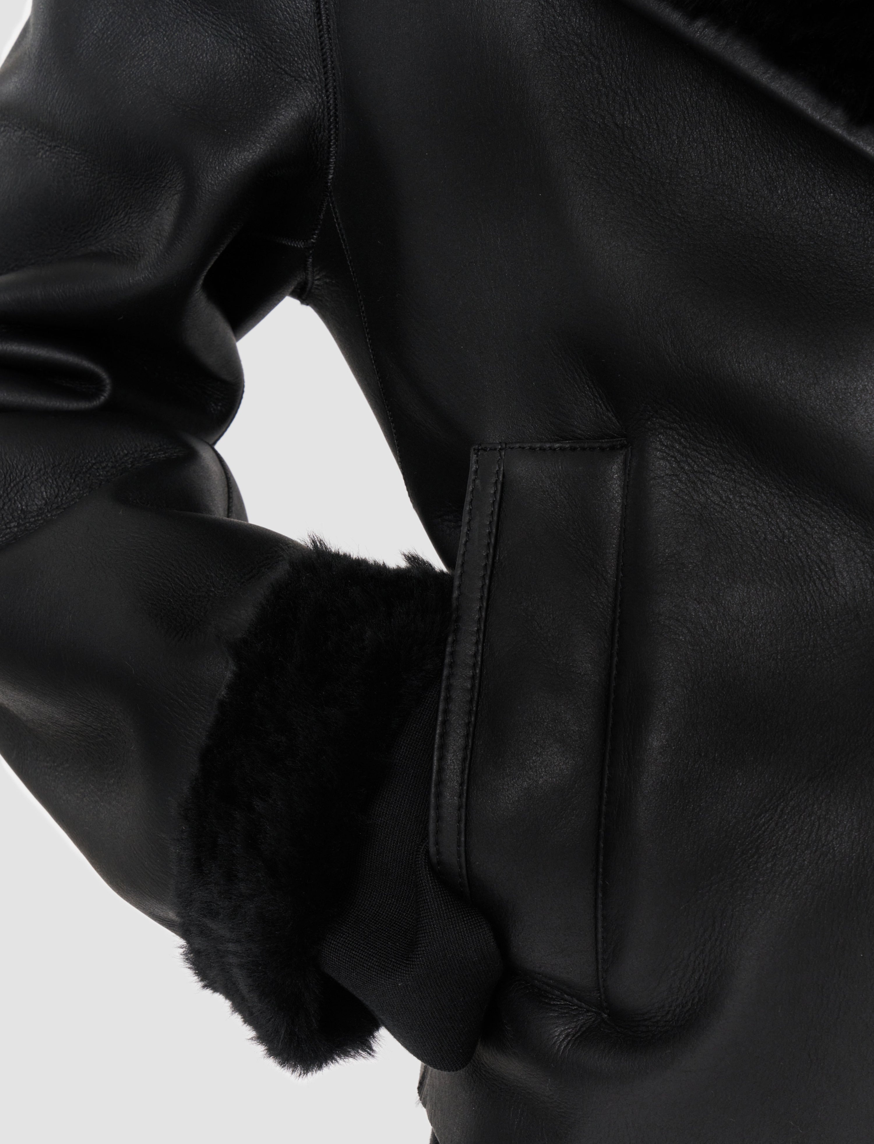 Rousse Textured Shearling Coat - 5
