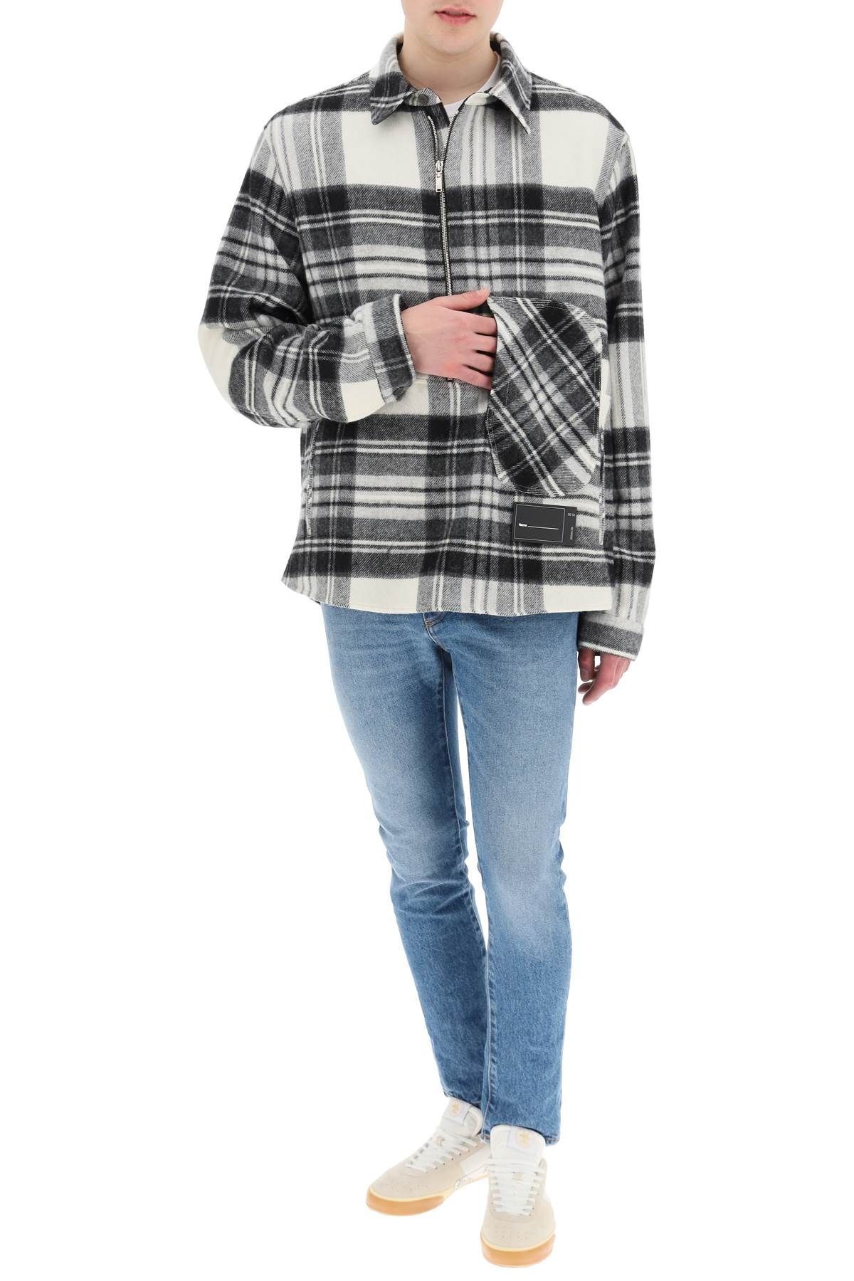 TARTAN WOOL ANORAK - 2