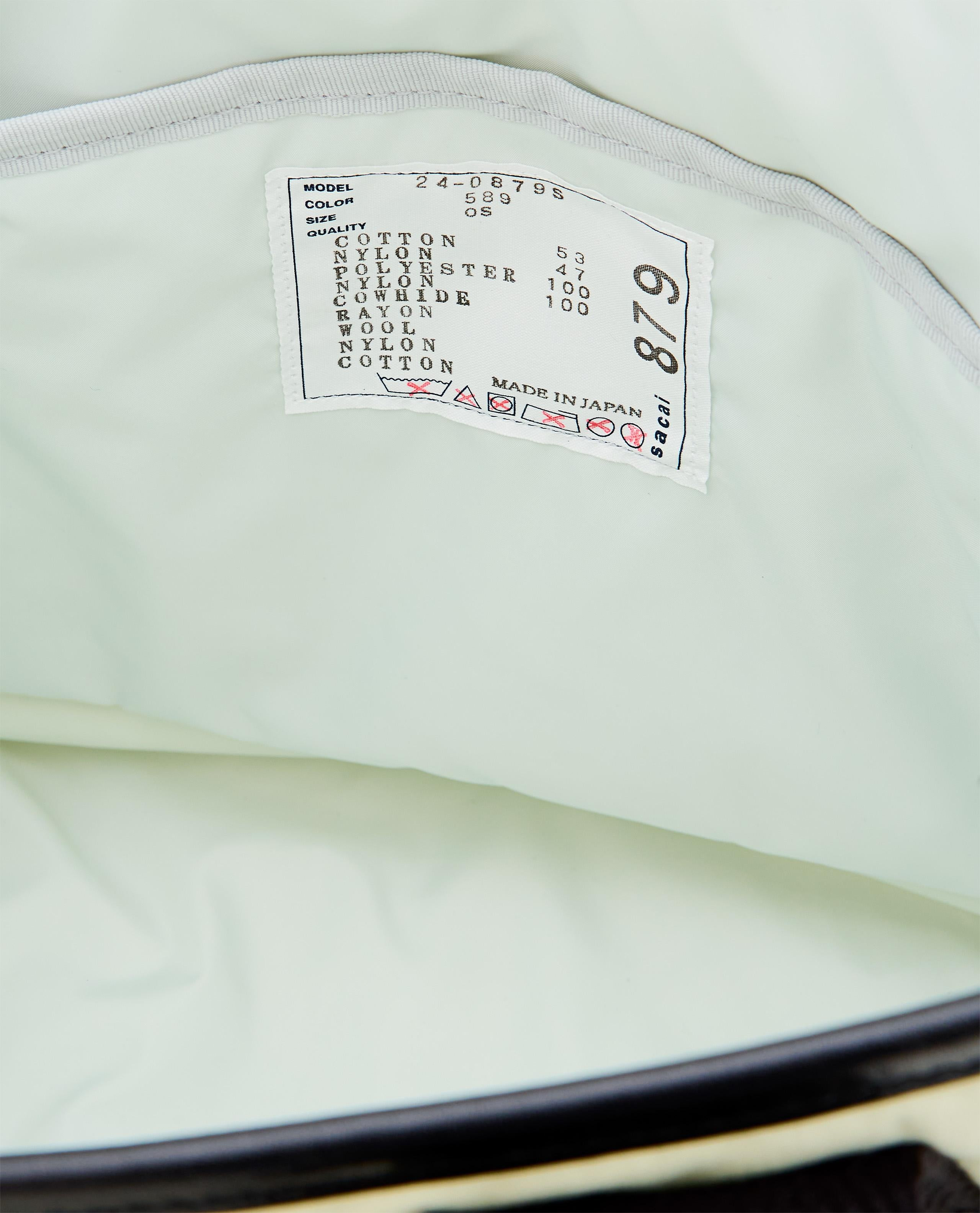 SACAI X MARC GONZALES MEDIUM PATCH TOTE BAG - 4