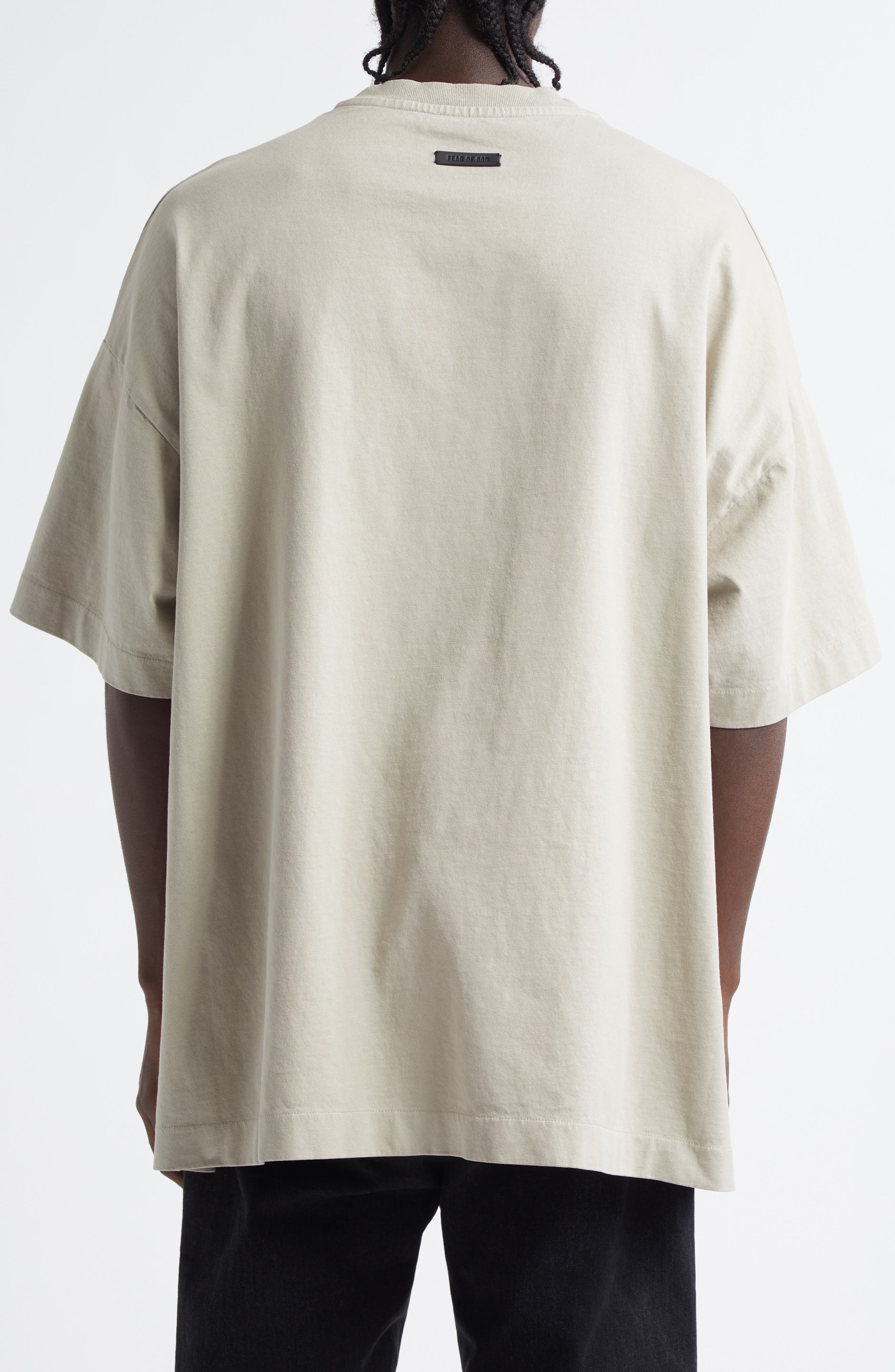 Fear of God Eternal Embroidered T-Shirt in Dove Grey at Nordstrom - 2