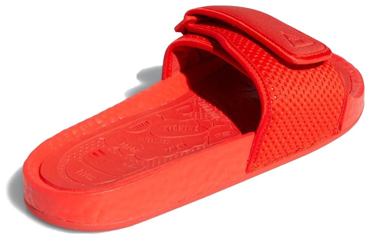 adidas Pharrell x Boost Slides 'Active Red' FY6140 - 4