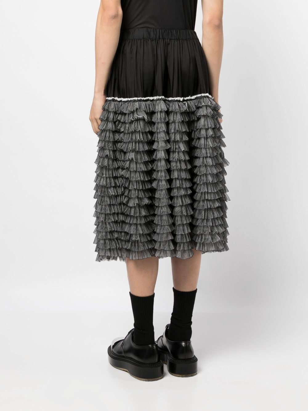 textured-finish pleat-detailing shorts - 5