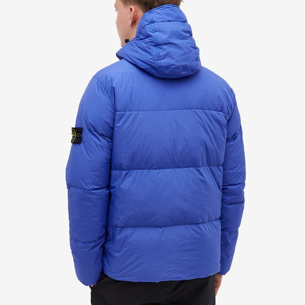 Stone Island Garment Dyed Crinkle Reps Hooded Down Jacket - 6