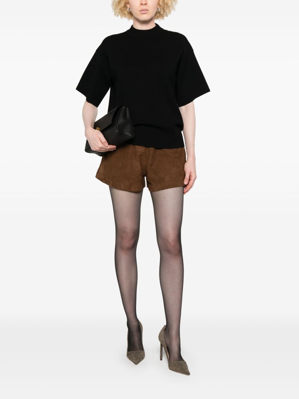 mock-neck T-shirt - 2