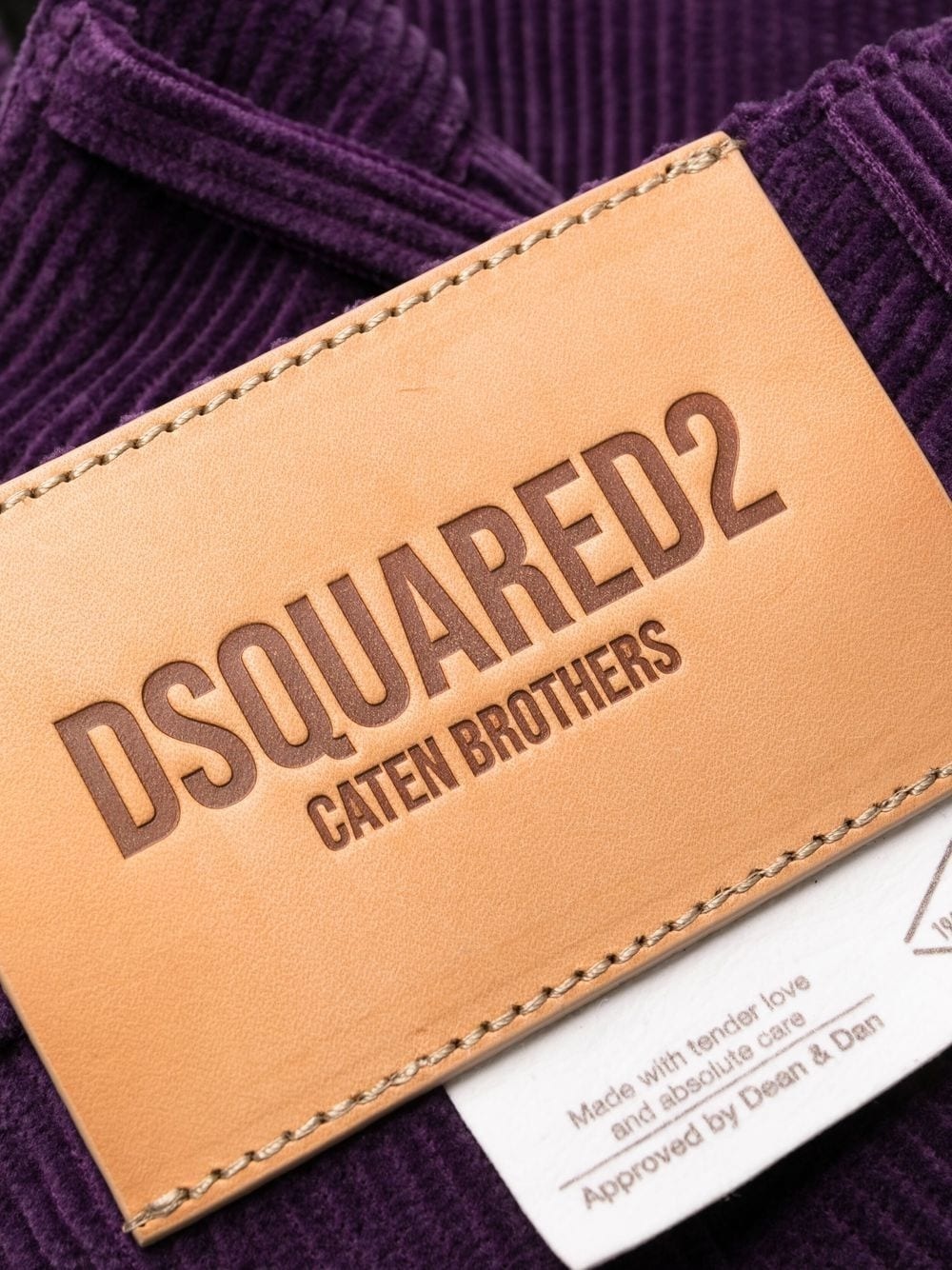 corduroy straight-leg trousers - 7