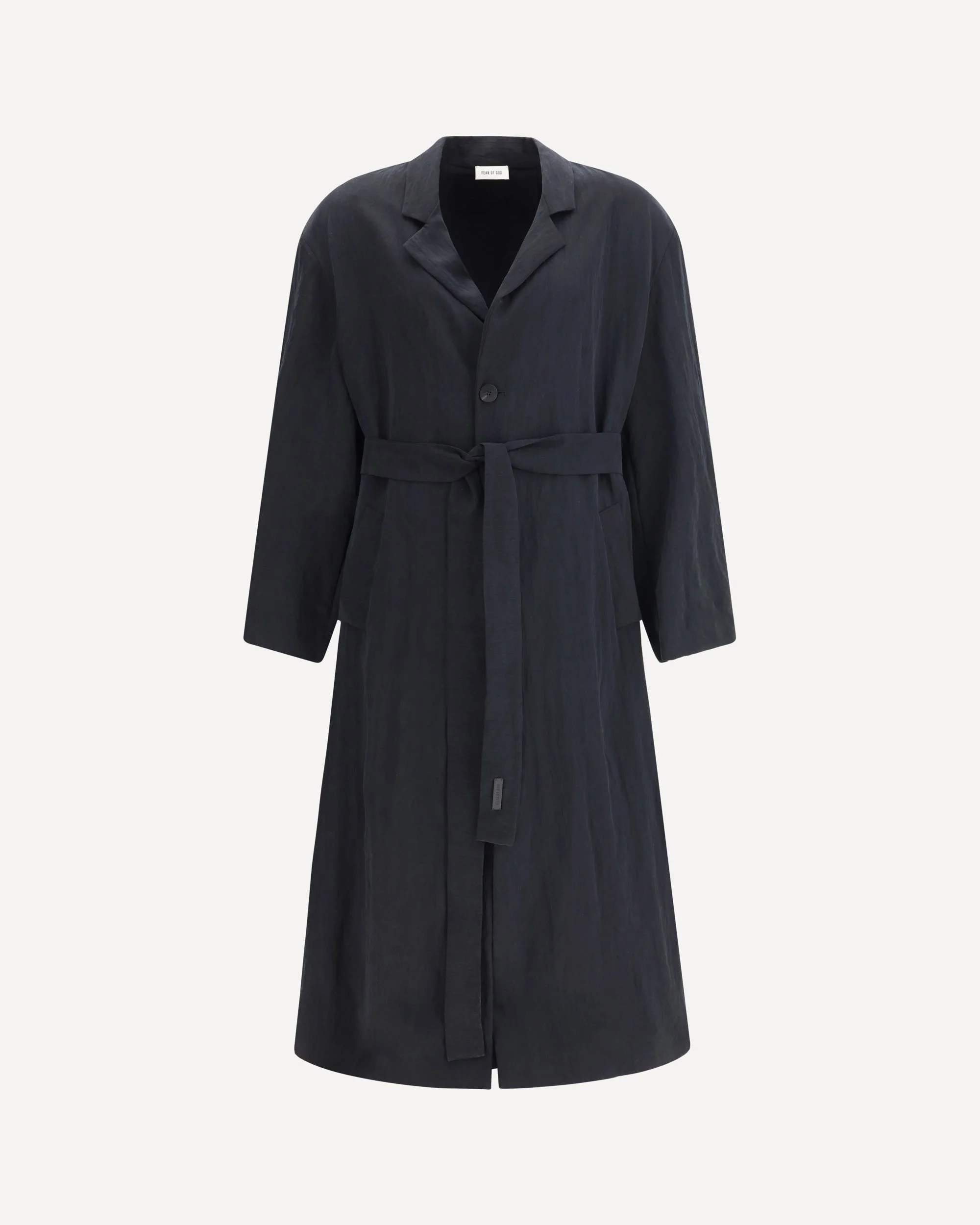 Lyocell-blend Trench Coat - 1