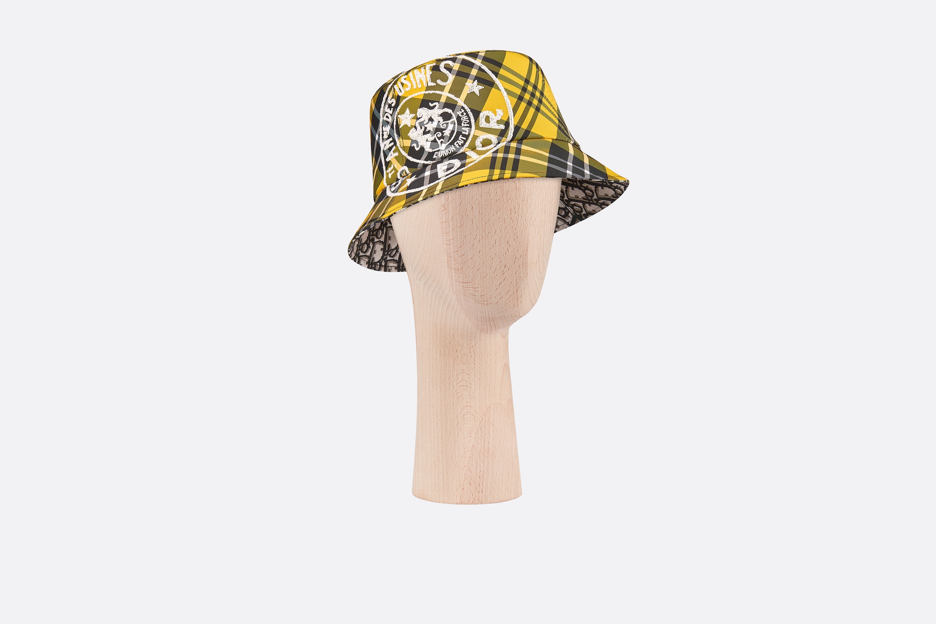 Check'n'Dior Small Brim Bucket Hat - 1