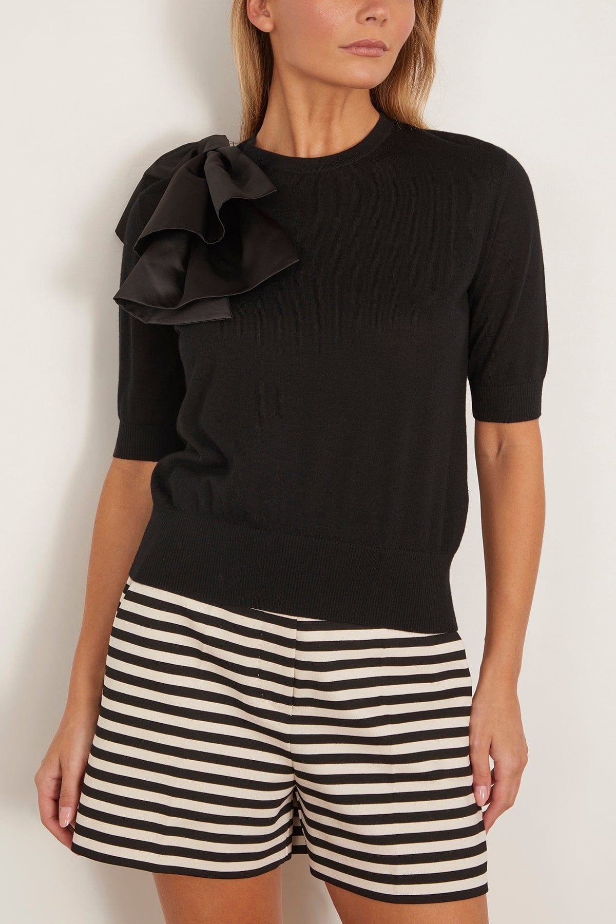 Chic Merino II Pullover in Pure Black - 3