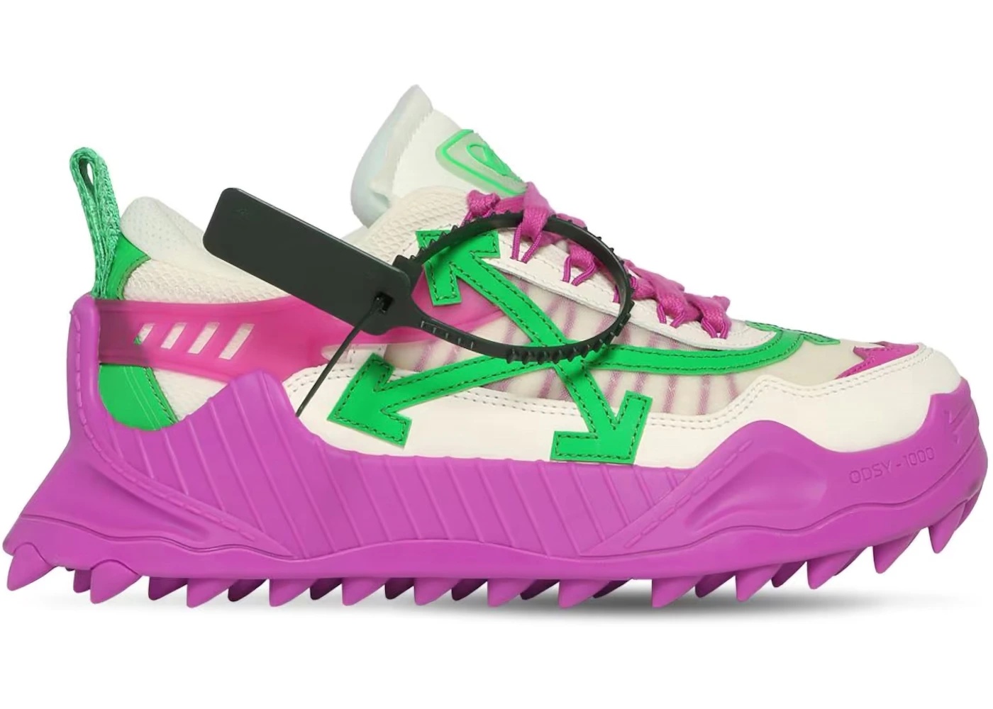 OFF-WHITE Odsy-1000 White Fuchsia Green (Women's) - 1