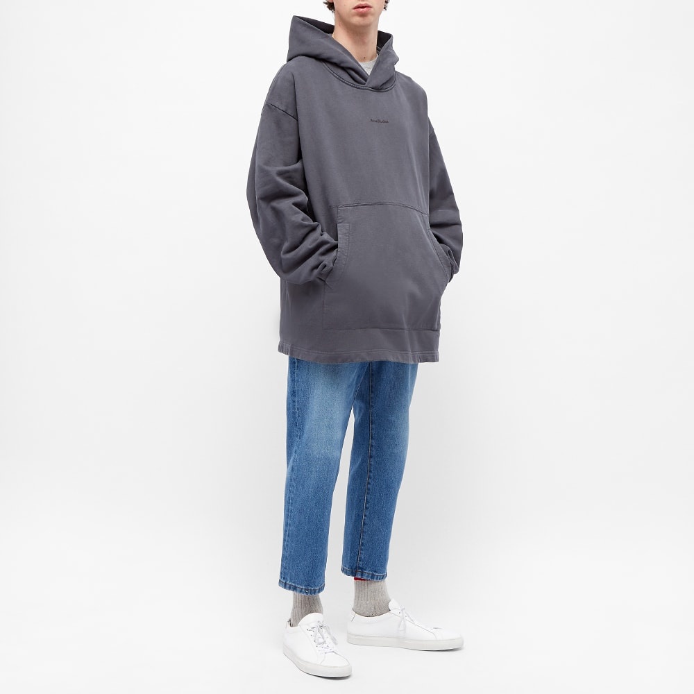 Acne Studios Franklin Stamp Logo Oversized Hoody - 6