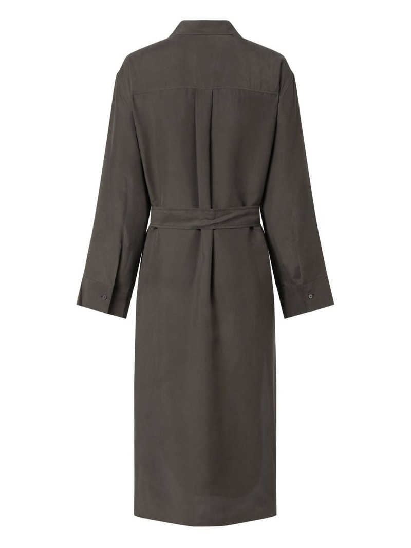 soeur belted shirt midi dress outlook