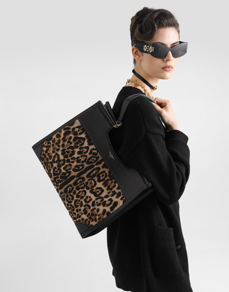 Dolce & Gabbana Sicily large shopping bag with embroidery outlook