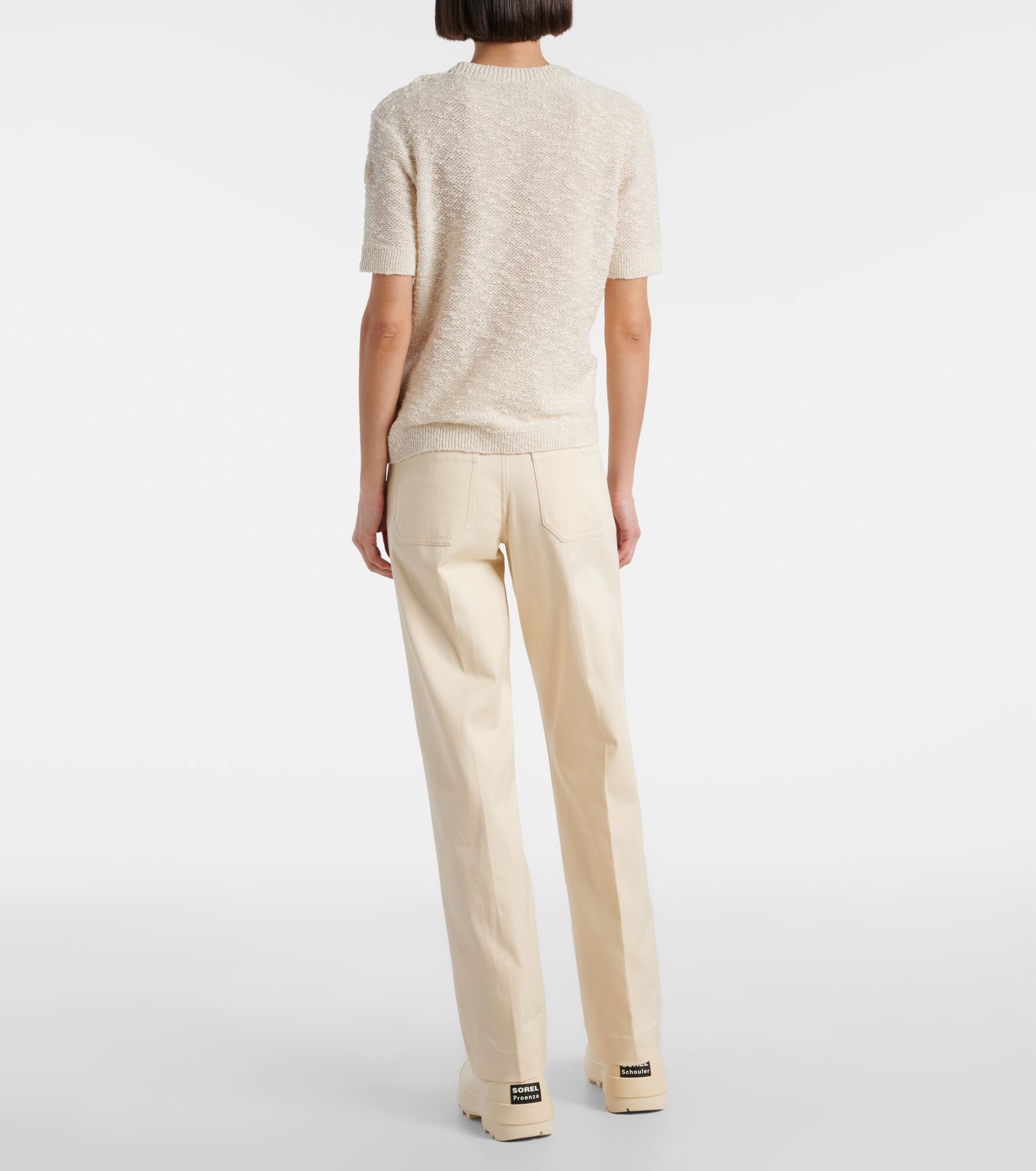 Cotton-blend sweater - 3