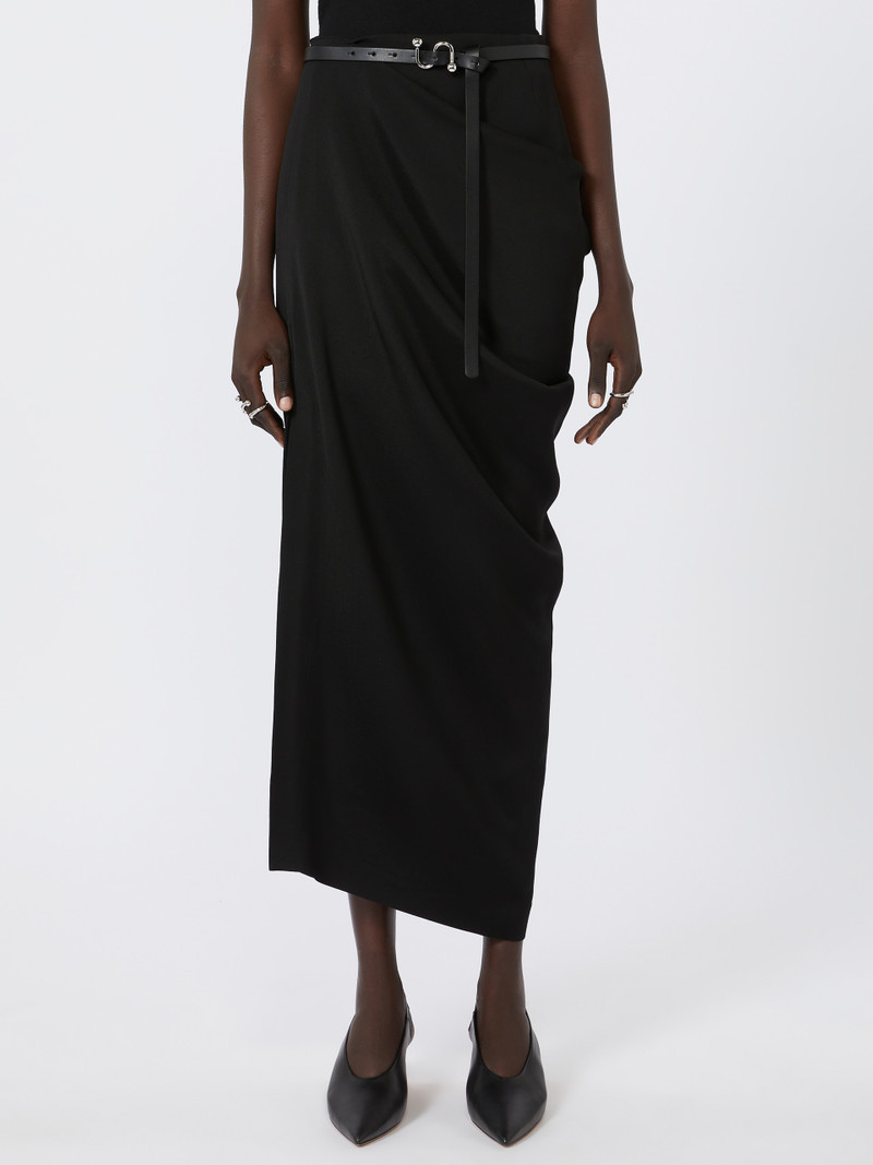 PONTIDA Asymmetric skirt with draping 3