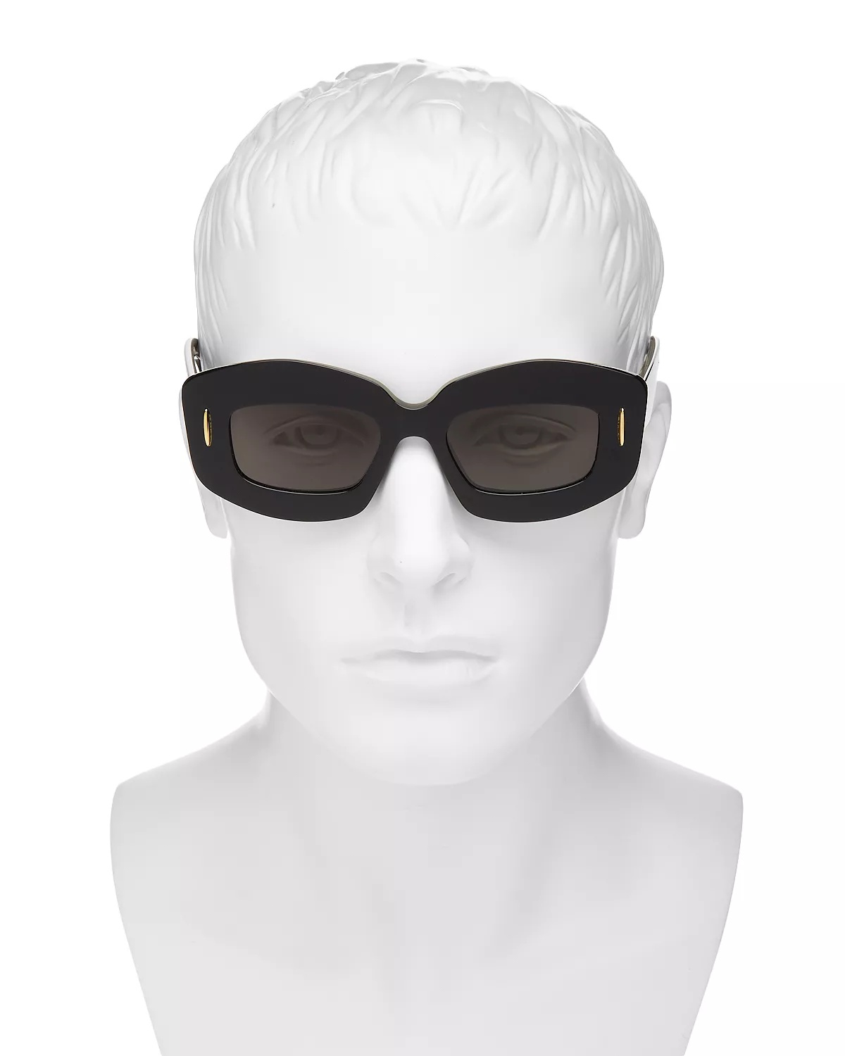 Chunky Anagram Rectangular Sunglasses, 49mm - 3