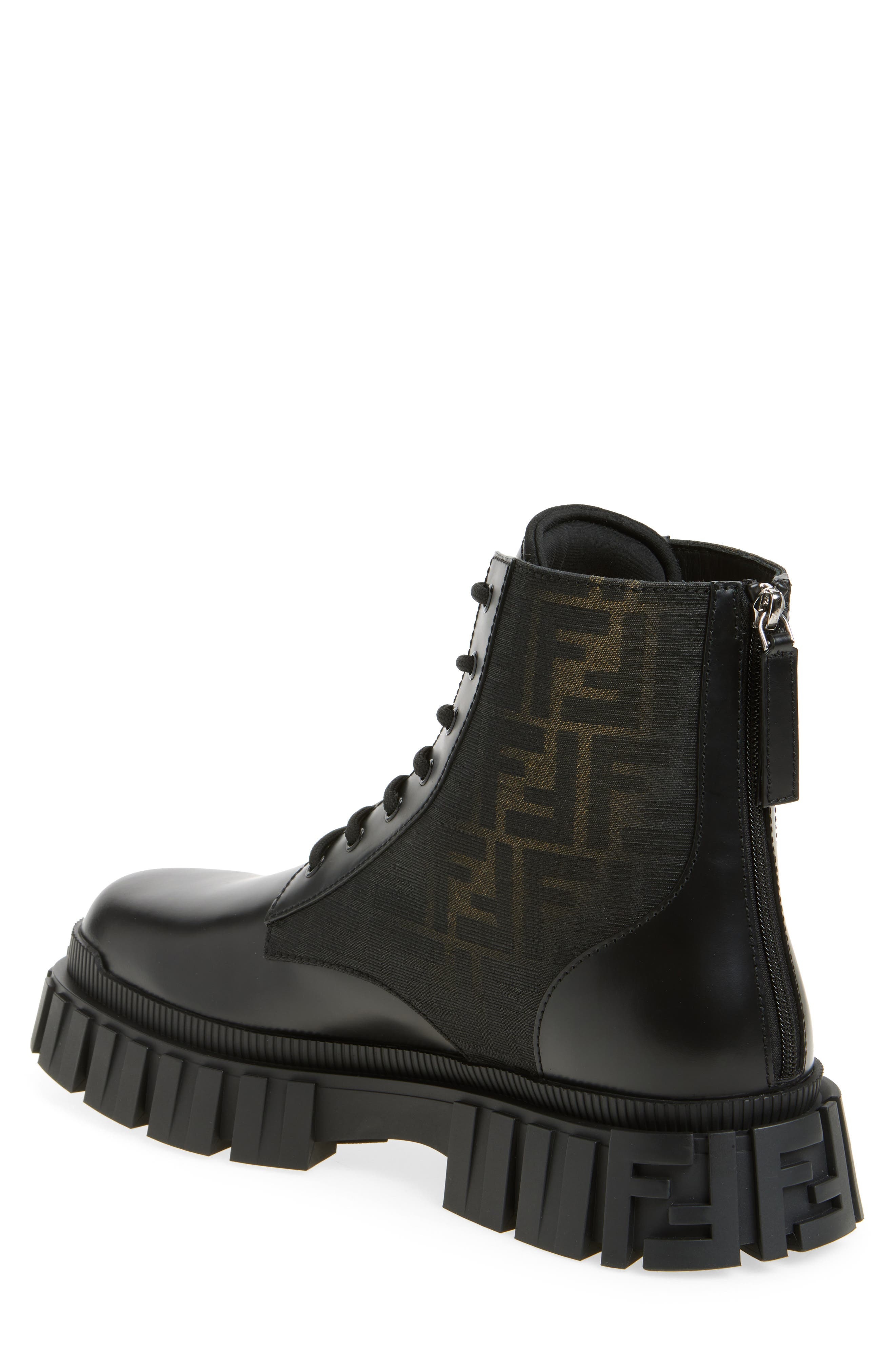Fendi Force Biker Boot in Nero/Tabbaco at Nordstrom - 2