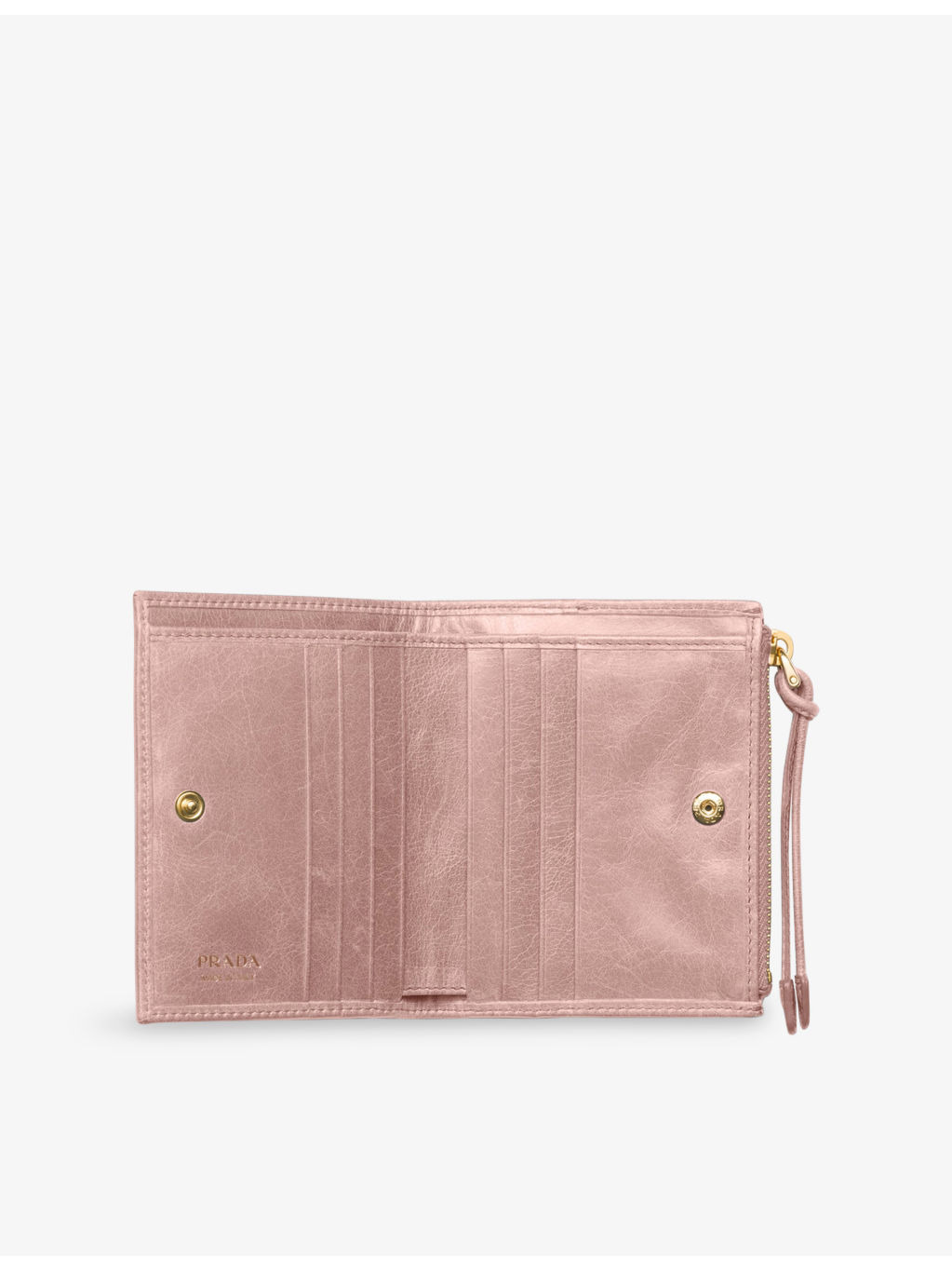 Triangle-Logo Small Leather Wallet - 2