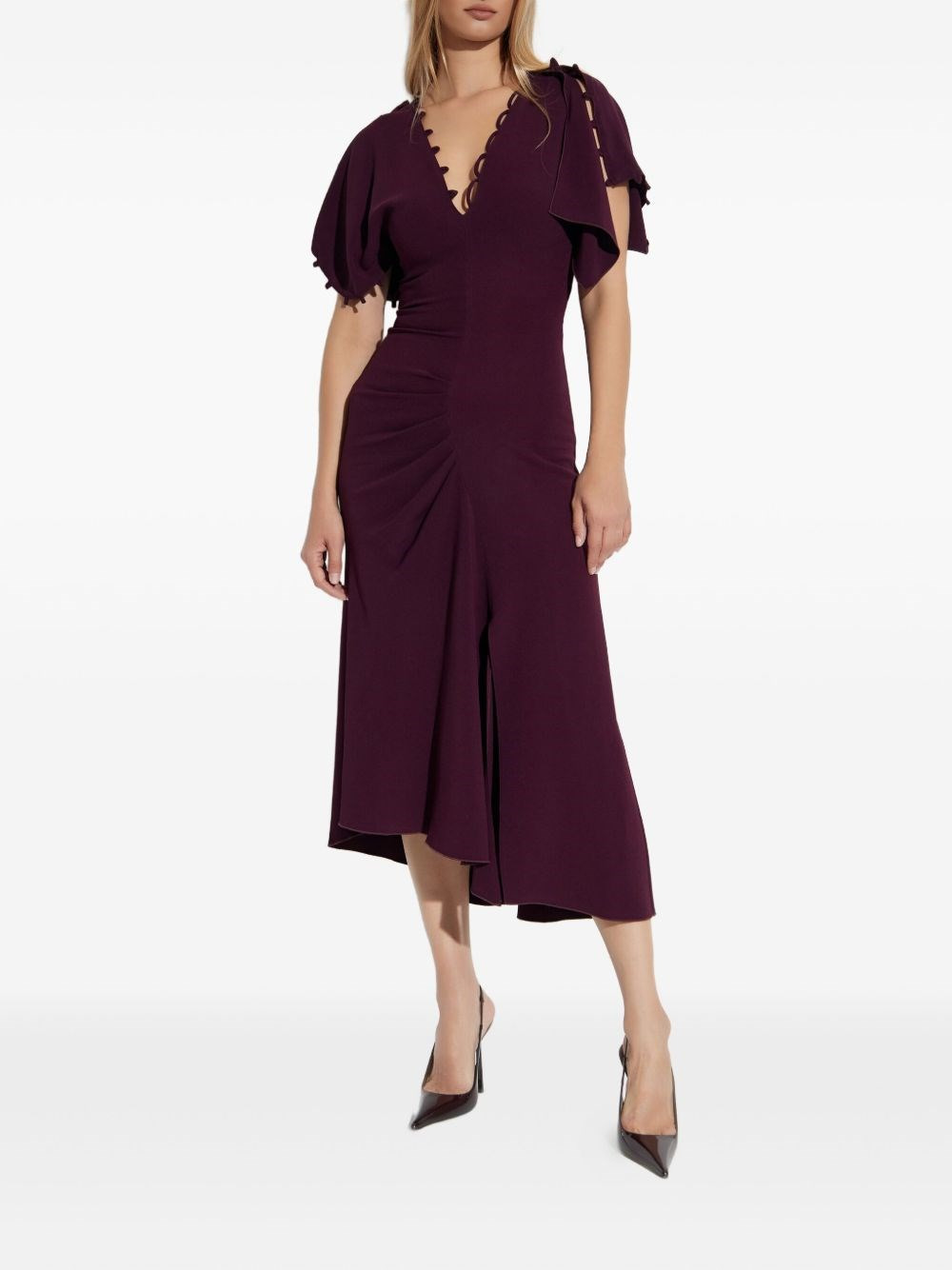Crepe midi dress - 2