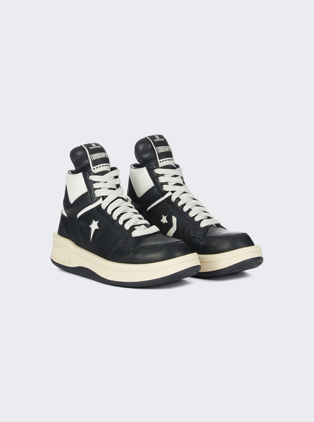 X Converse Turbowpn High Top Sneakers Black - 4