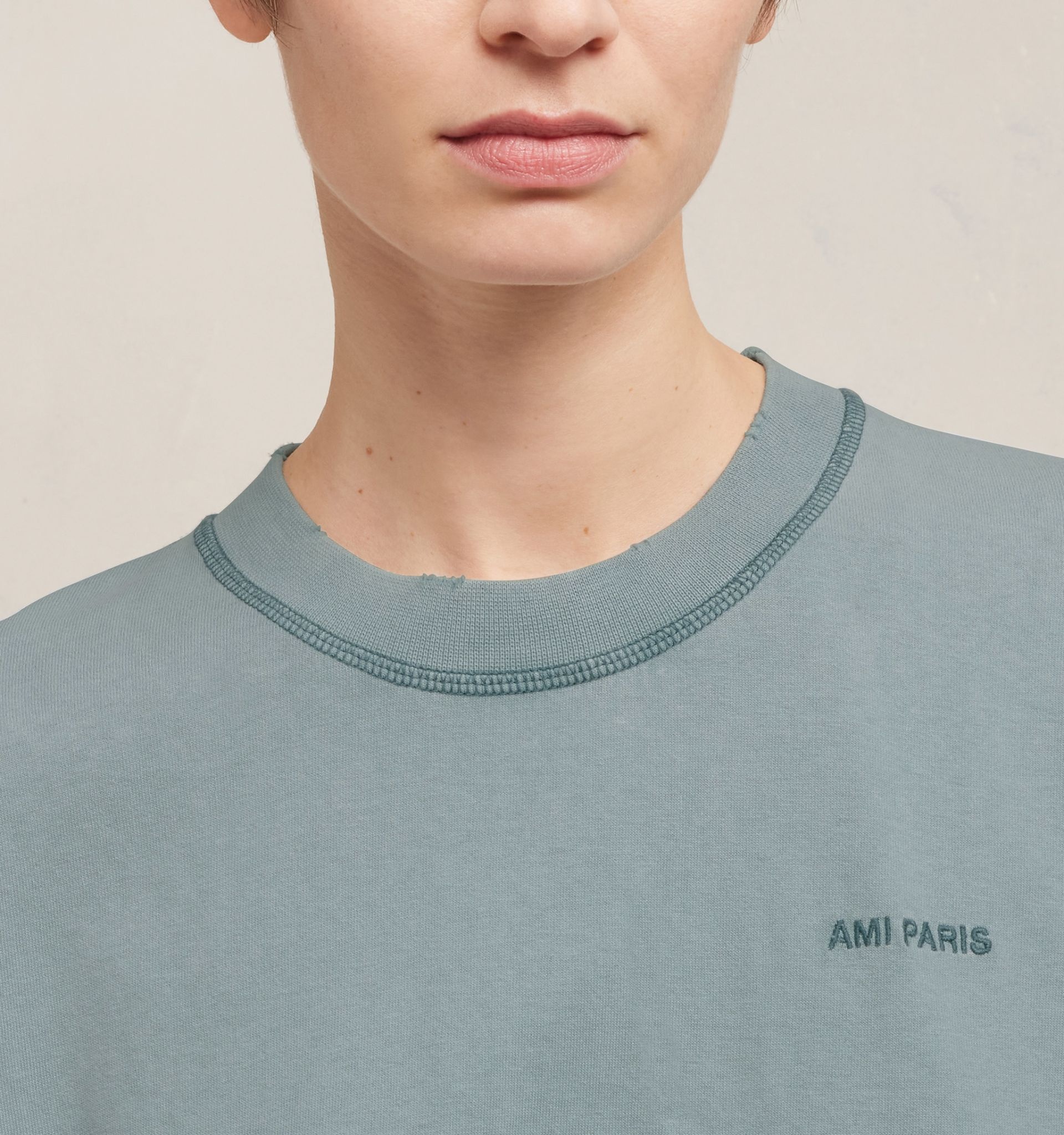 AMI Paris Fade Out T-shirt | REVERSIBLE