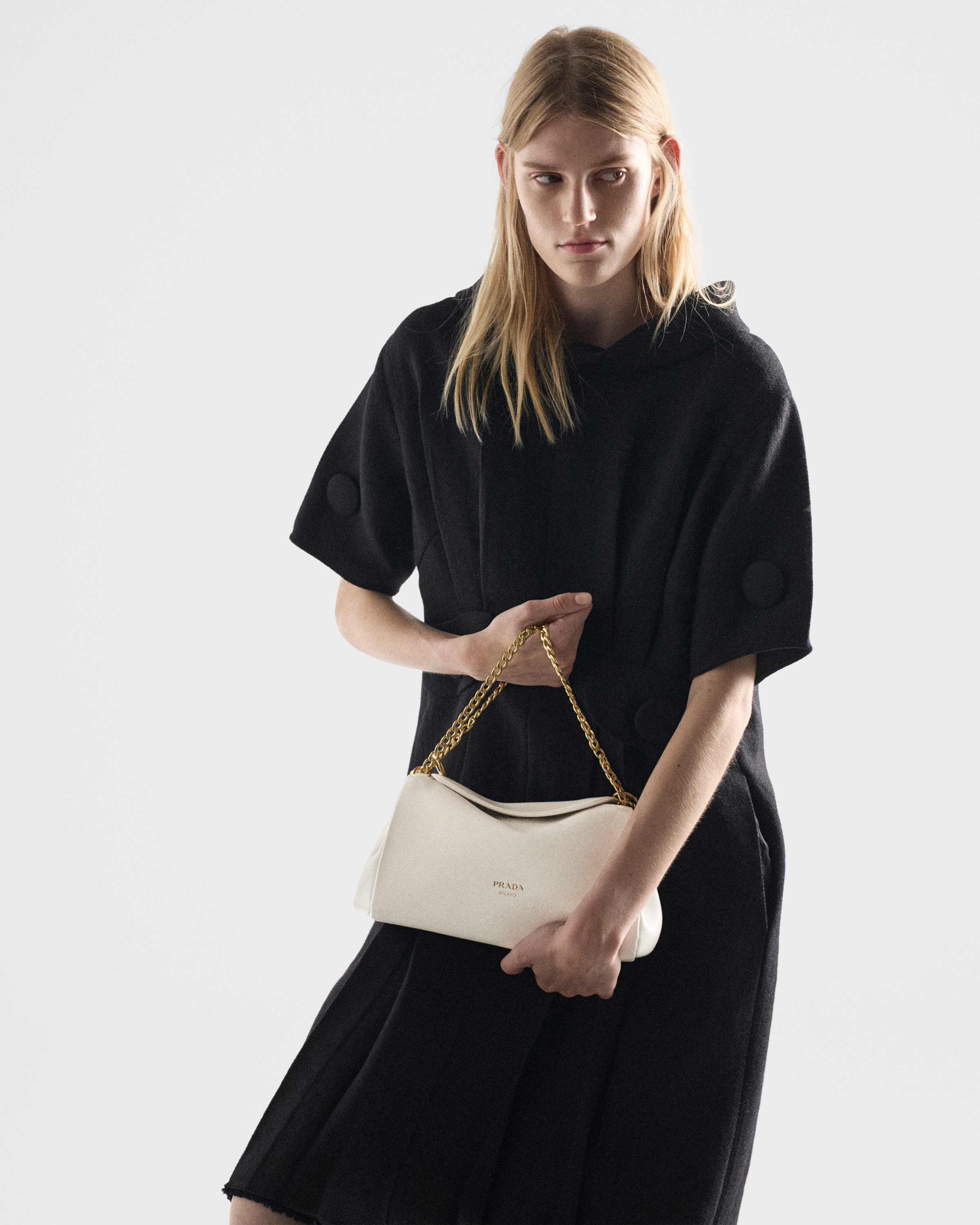 Small Prada Tumulte nappa leather bag - 8