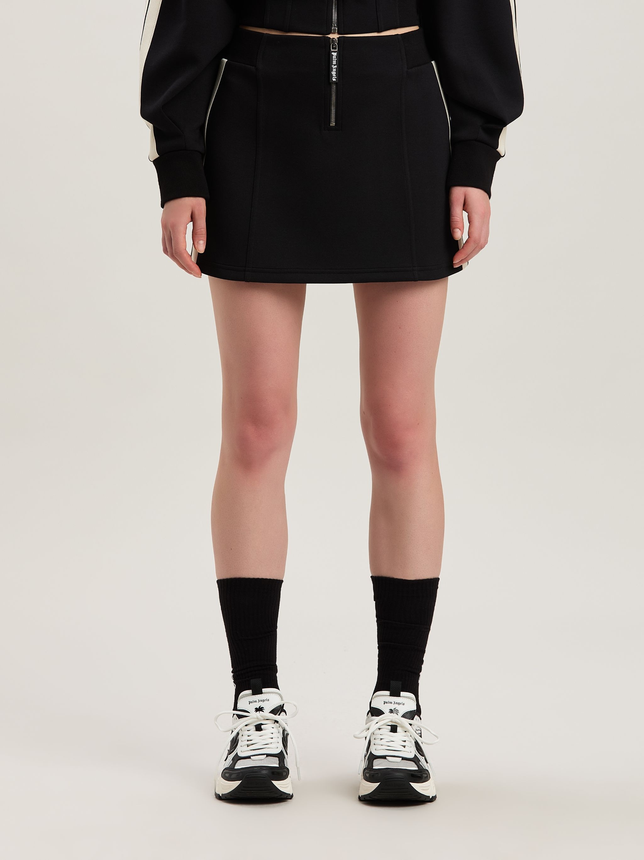 Neoprene mini track Skirt - 3