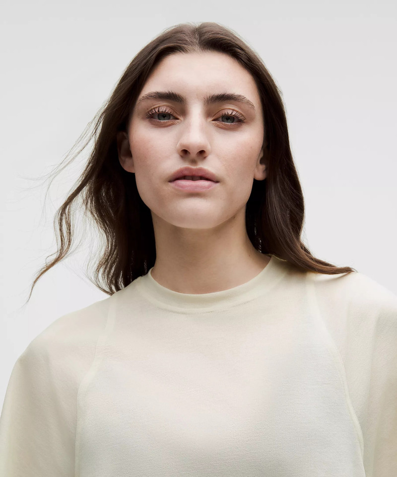 Sheer Crewneck T-Shirt 4