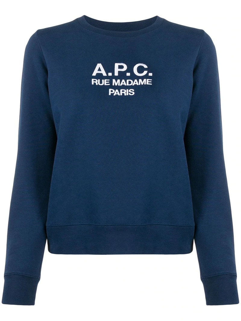 logo knitted top 1