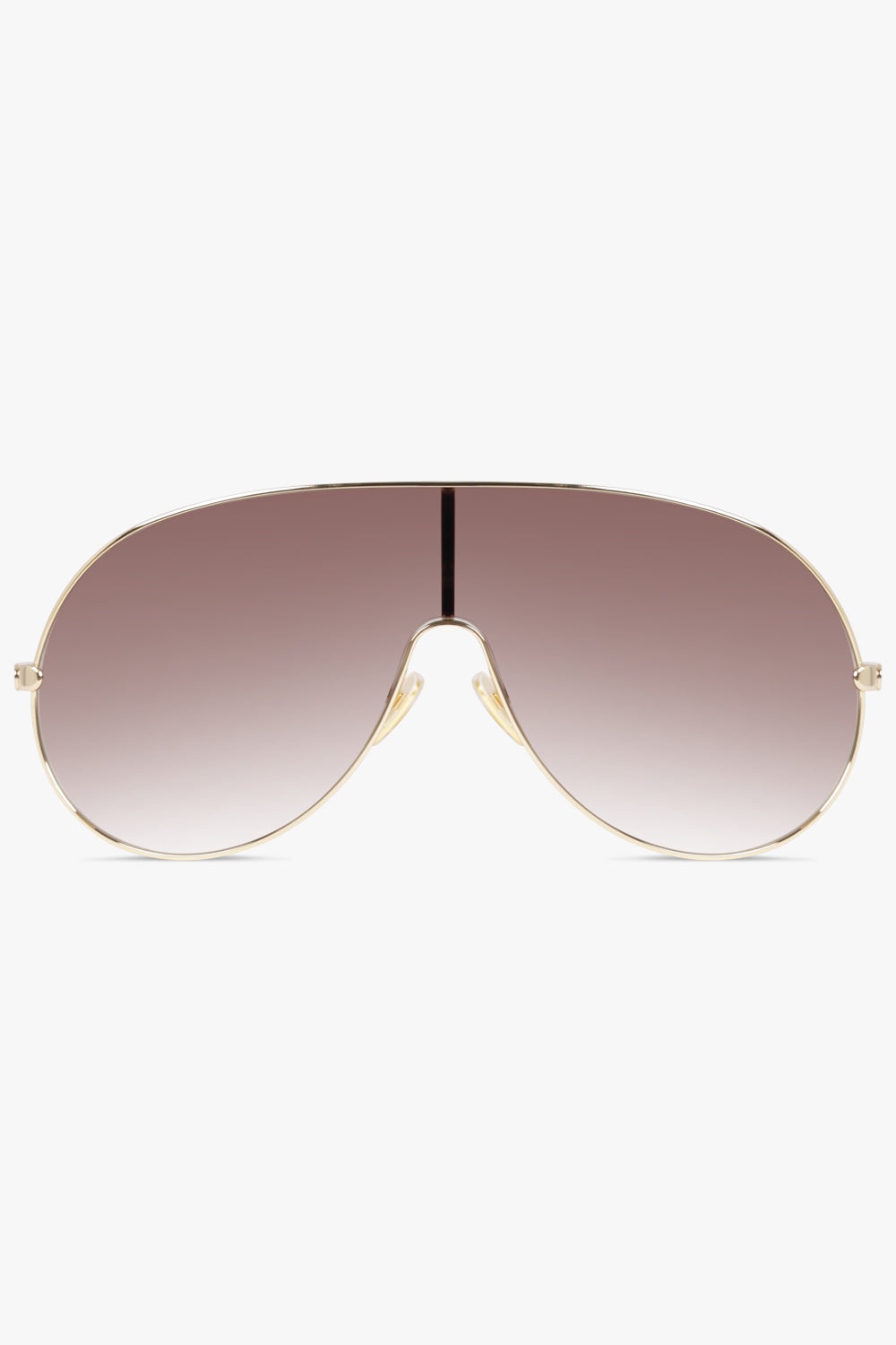 CH0283S AVIATOR FRAMELESS SUNGLASSES | BROWN/GOLD - 1
