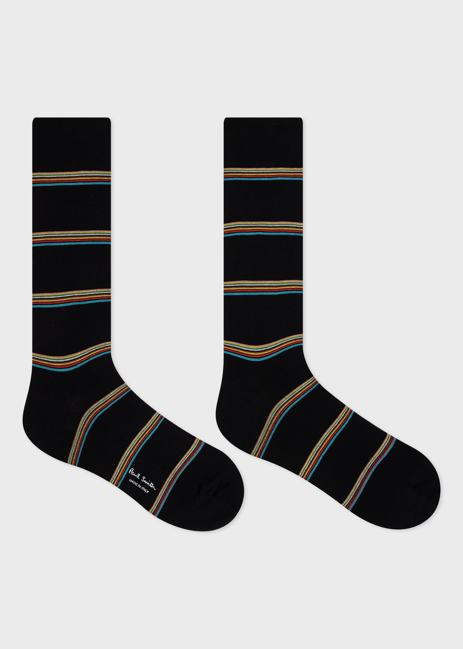 'Signature Stripe' Card Holder And Three Pack Socks Gift Set - 6