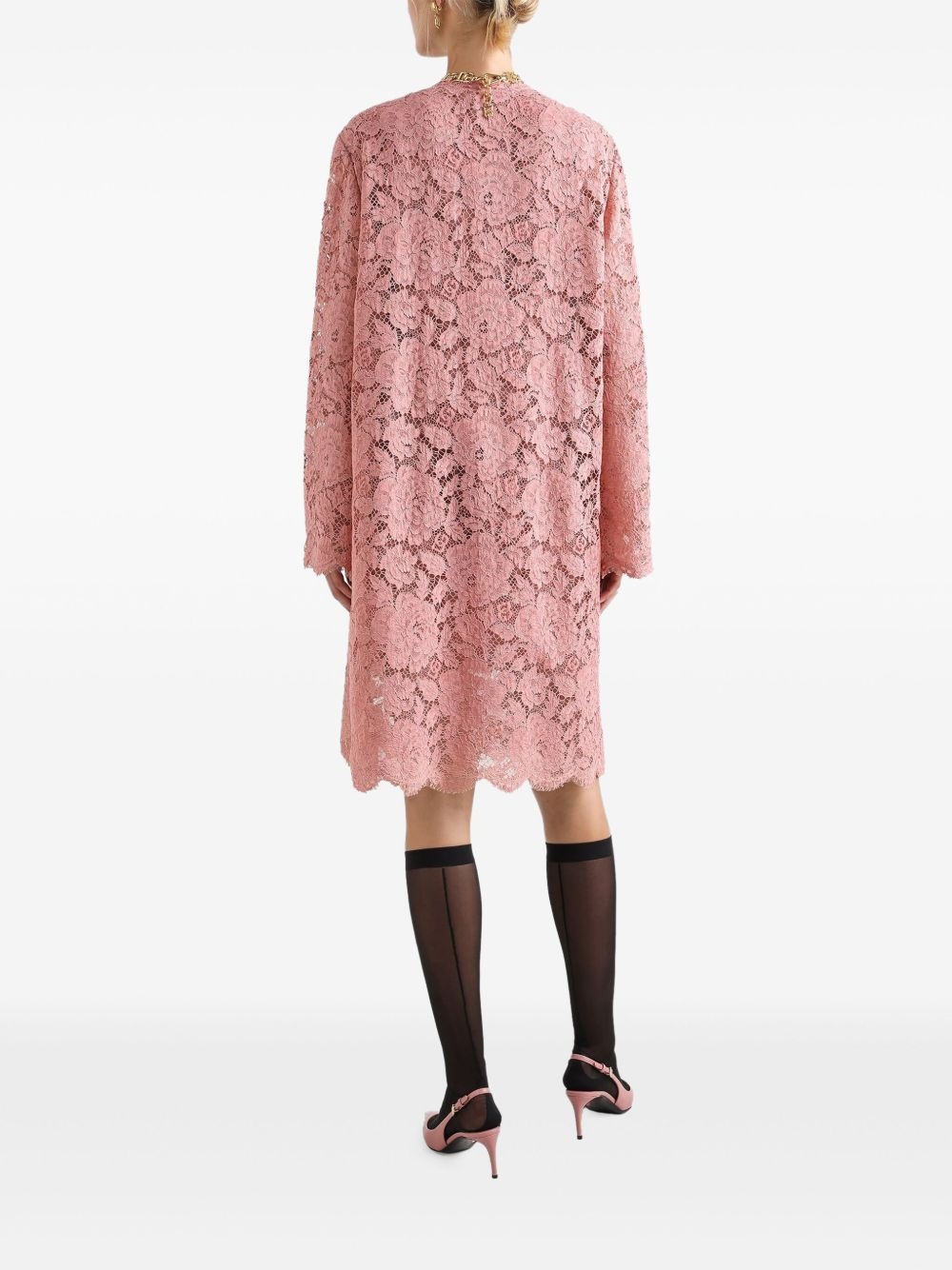 laced mini dress - 3